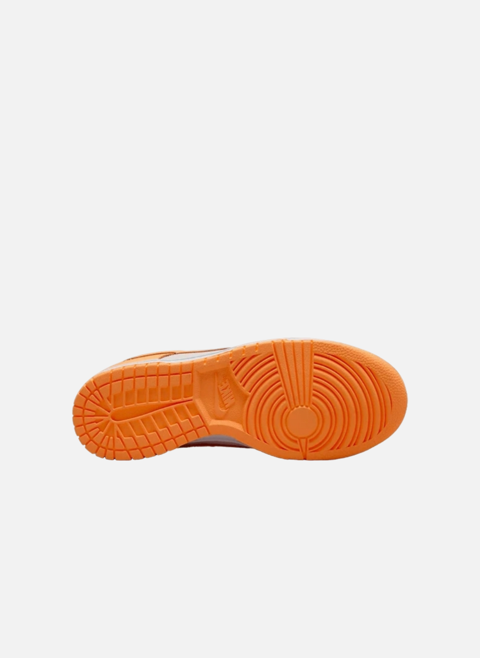 Leather low-top sneakers NIKE Orange