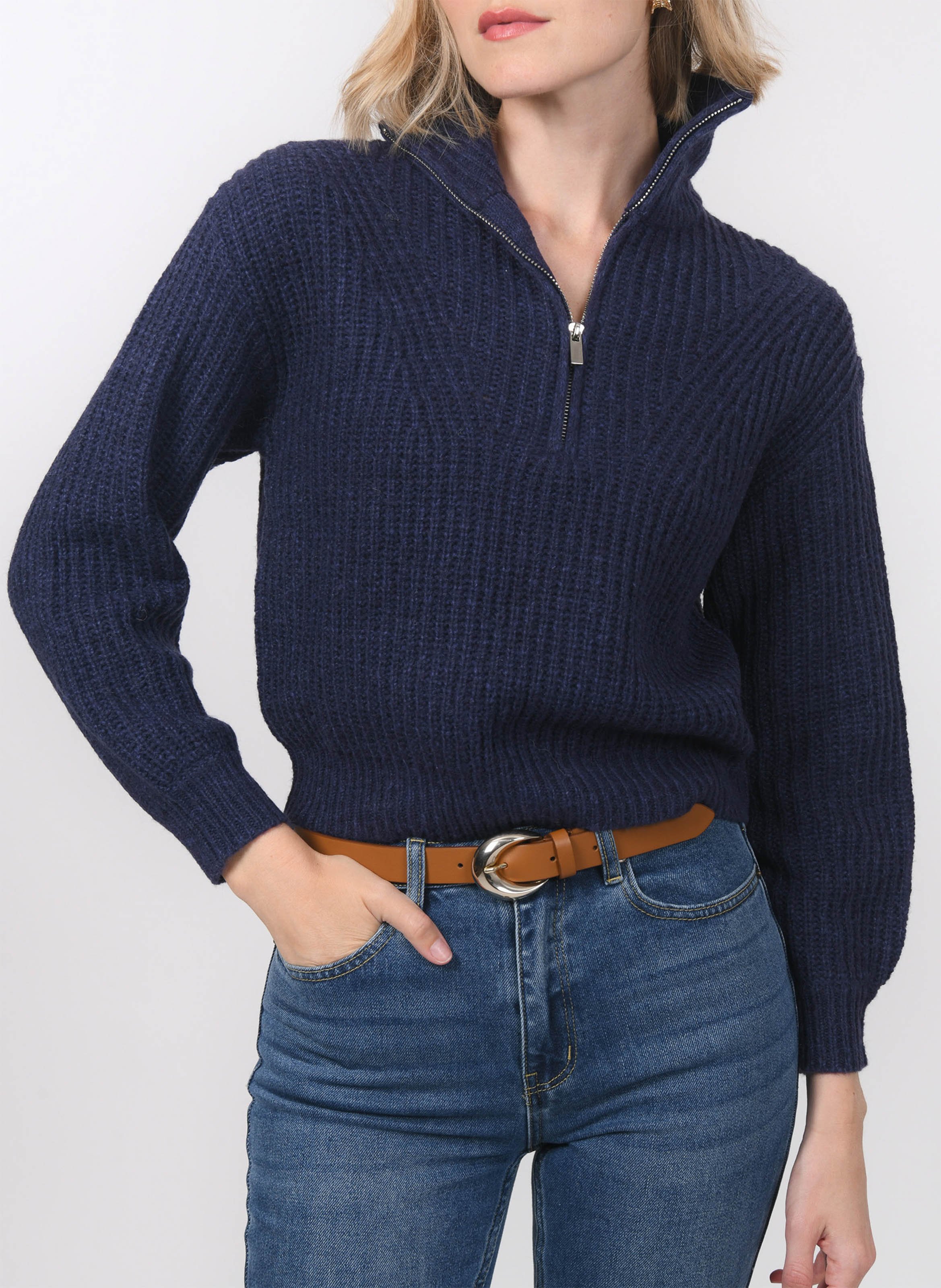 Pull col camionneur  KOOKAI Bleu