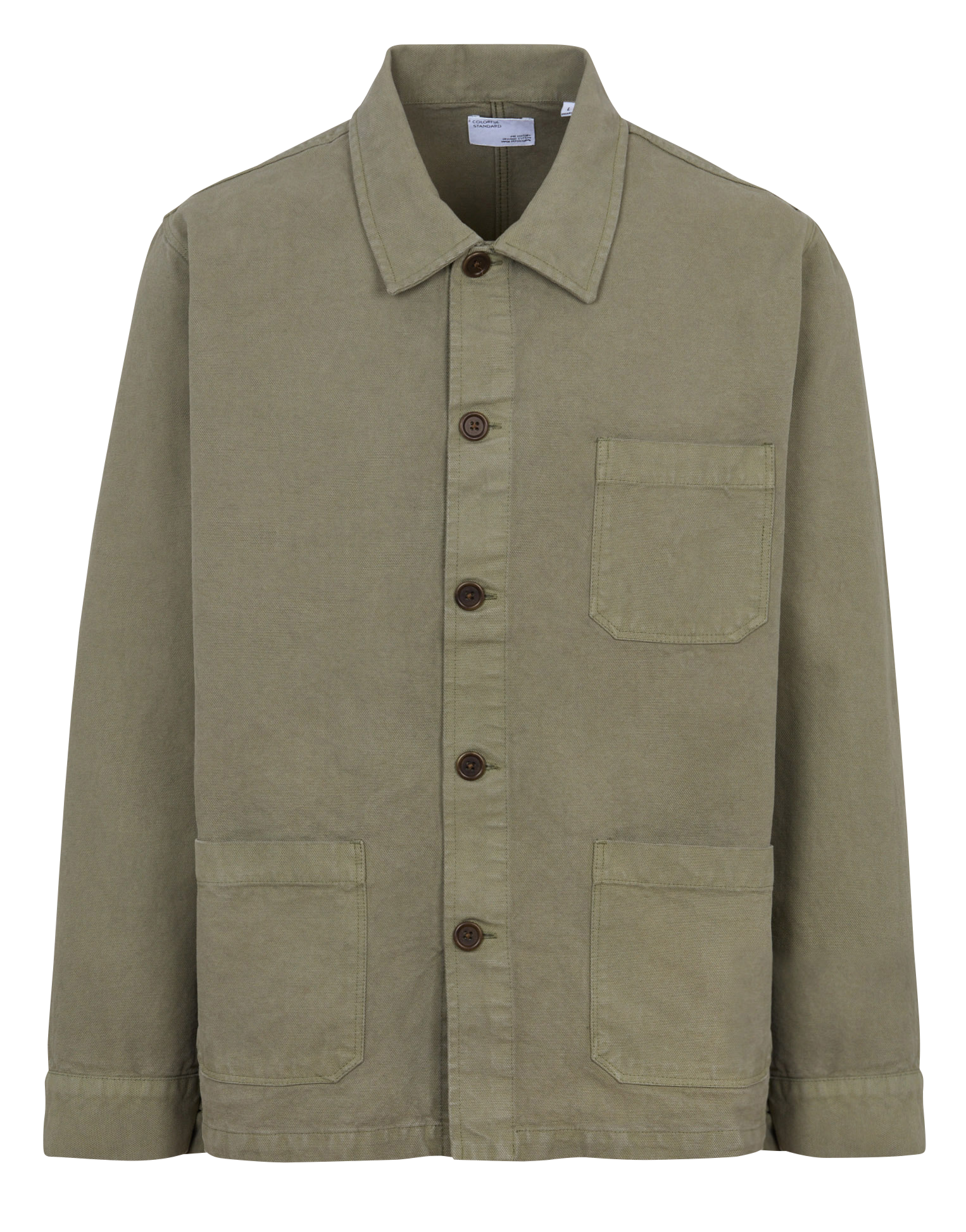 Baumwolljacke im Workwear-Stil COLORFUL STANDARD Grun