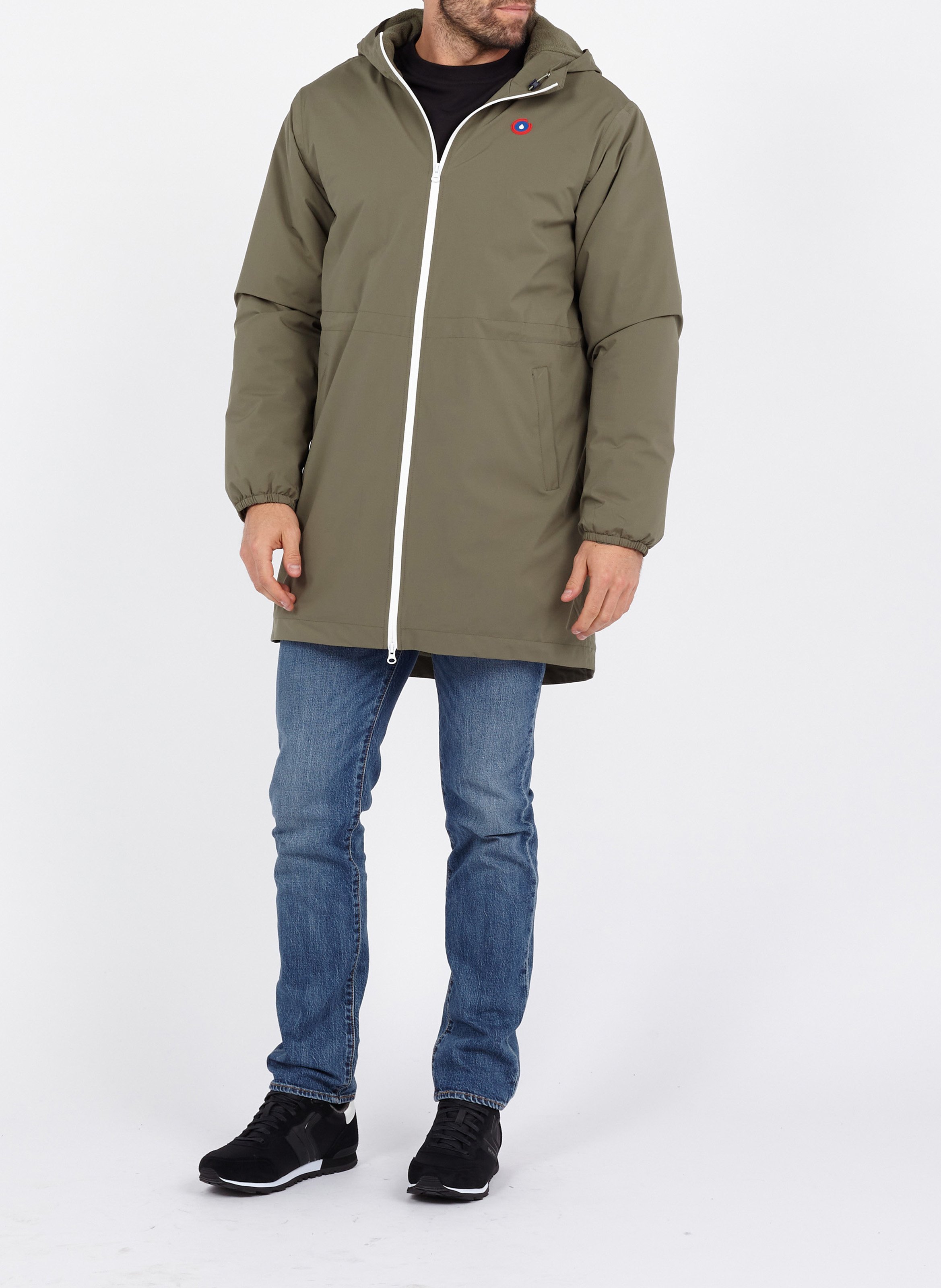 Coupe-vent imperméable regular-fit à capuche  FLOTTE Vert