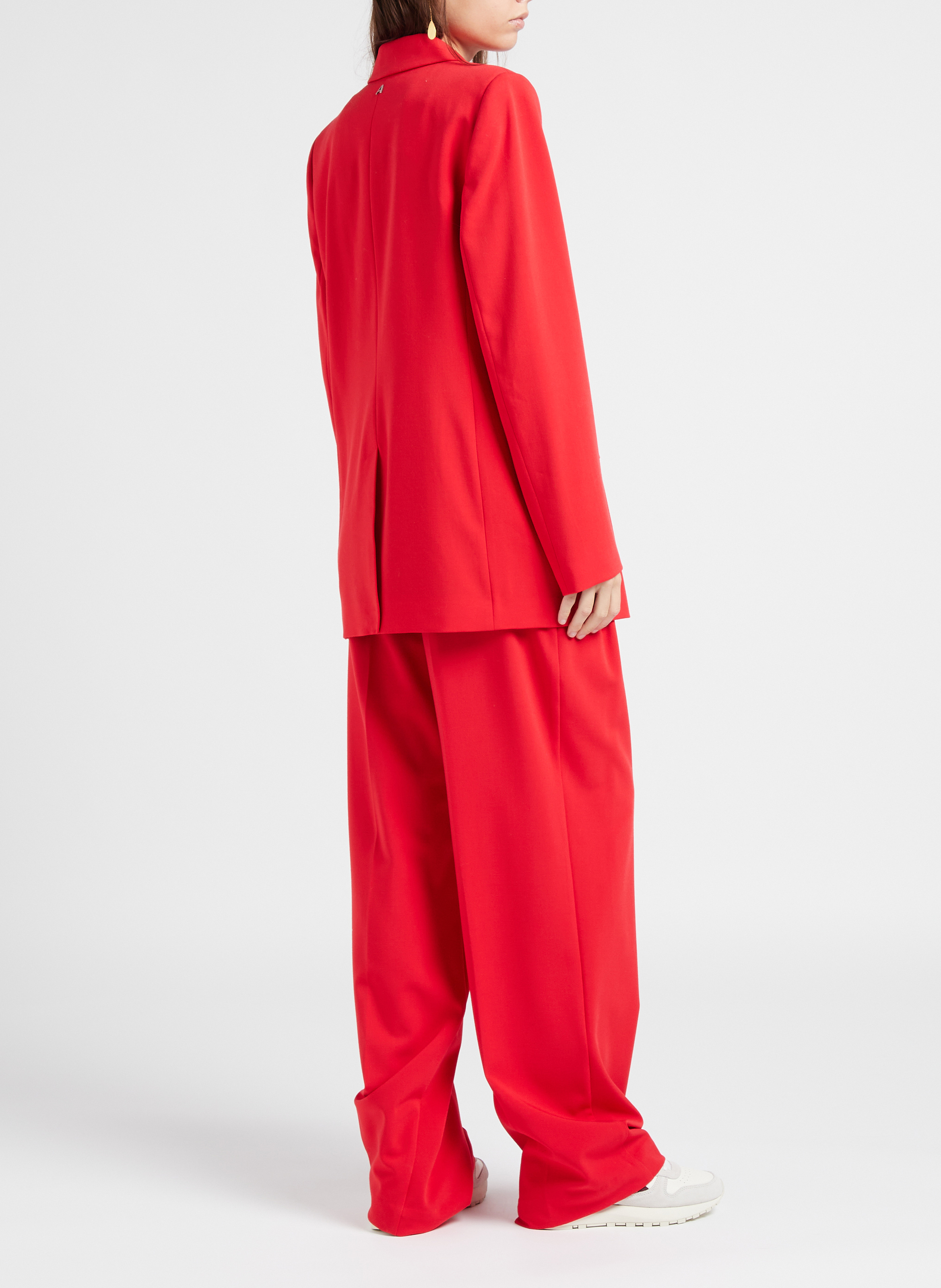 Straight tailored jacket TWINSET Red