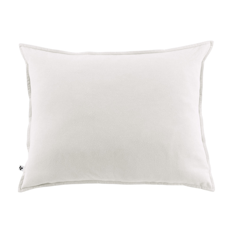 "Candice" cotton flannel pillowcase in all sizes. L'EFFET PAPILLON