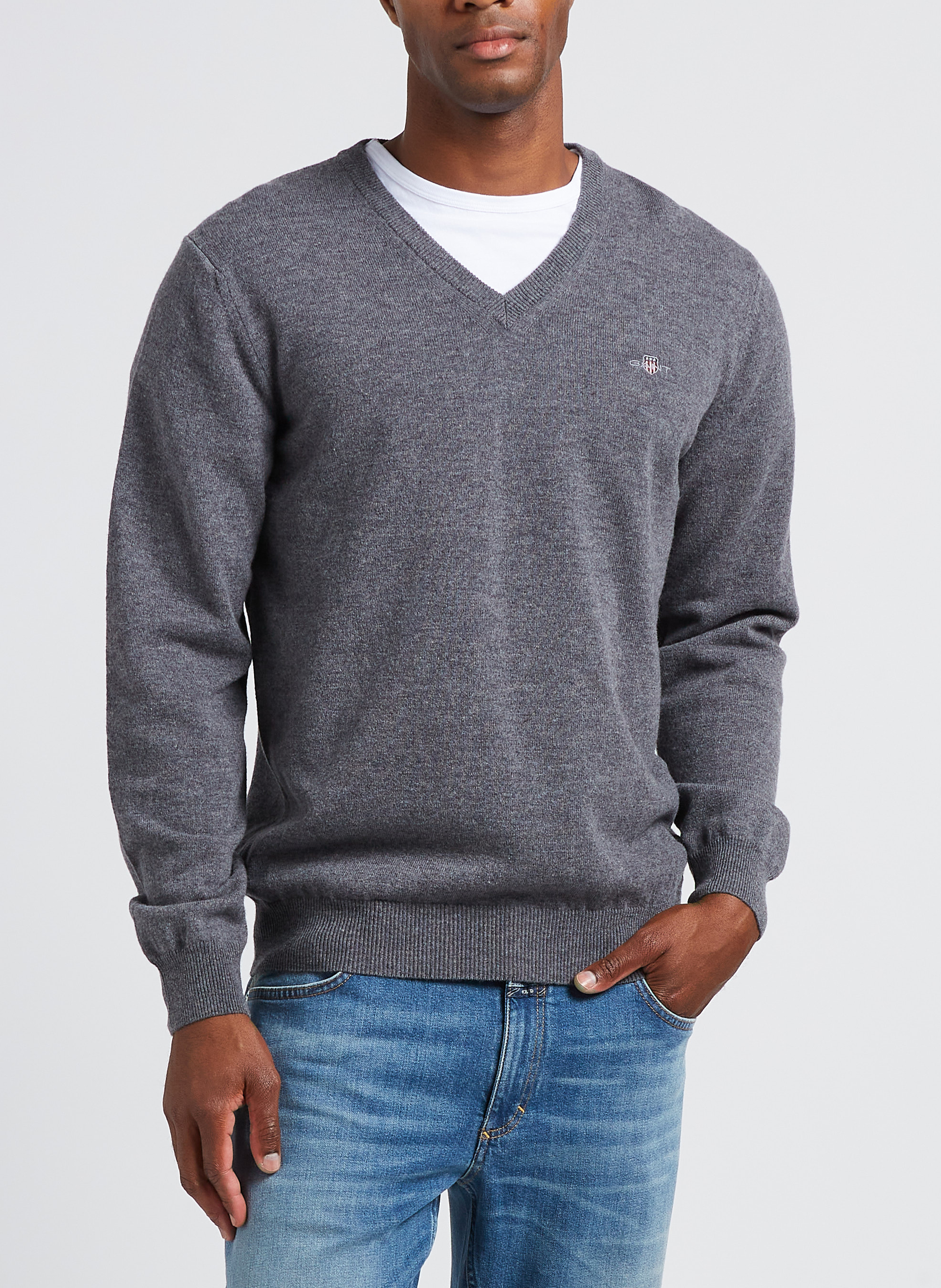 Wollpullover mit V-Ausschnitt GANT