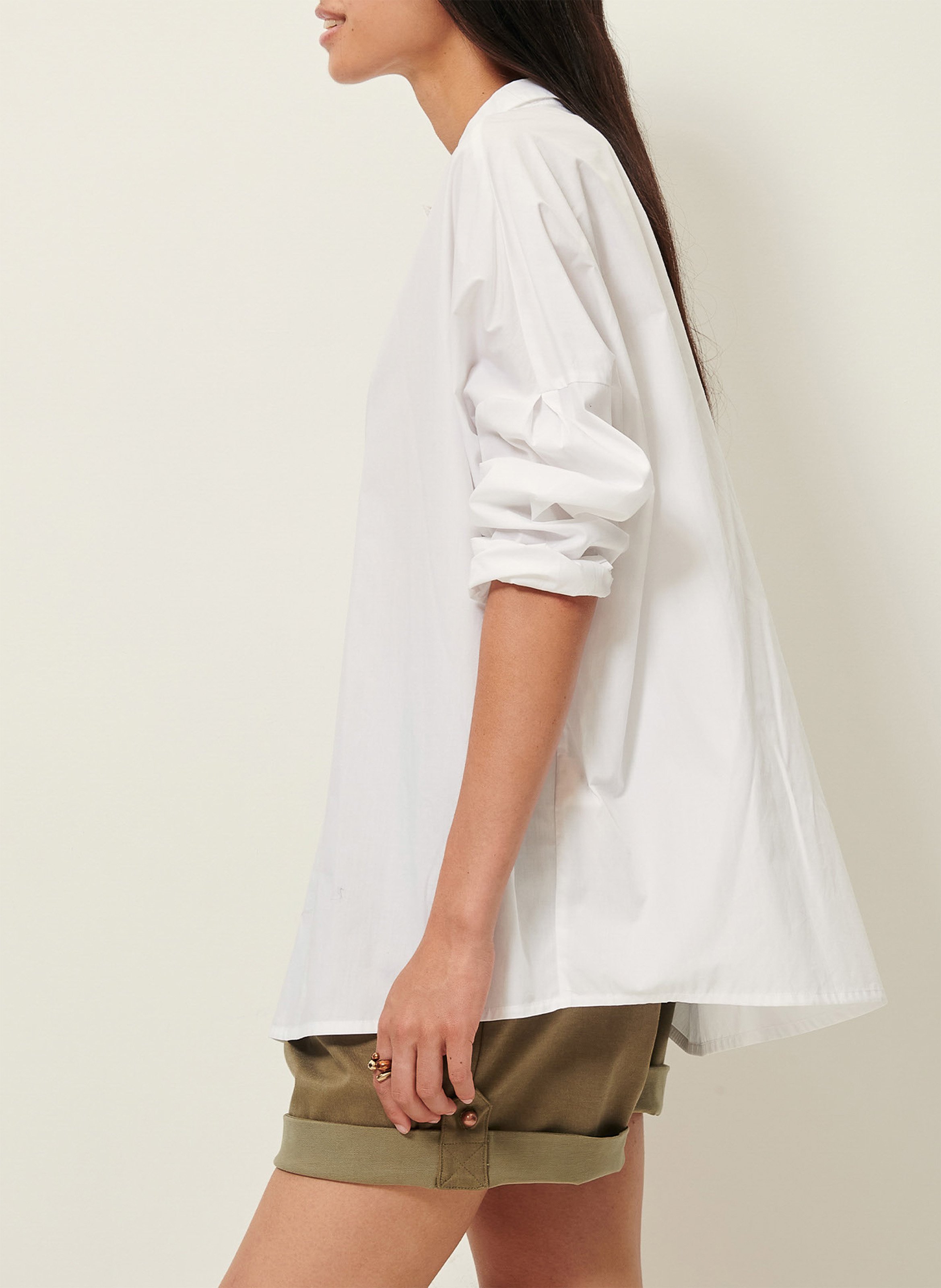 Short droit taille haute SESSUN Kaki