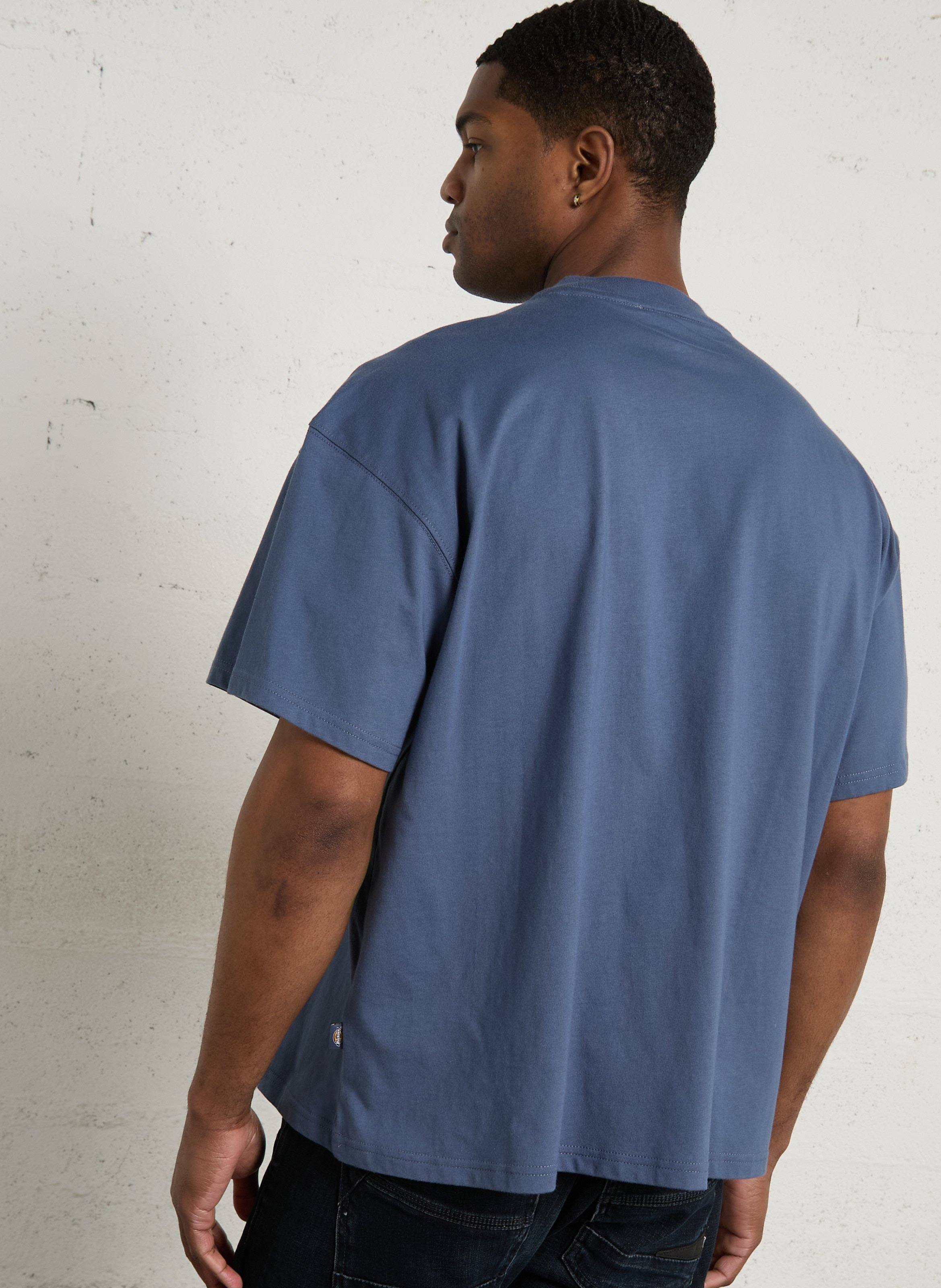 T-shirt met losse pasvorm en korte mouwen DICKIES Blauw