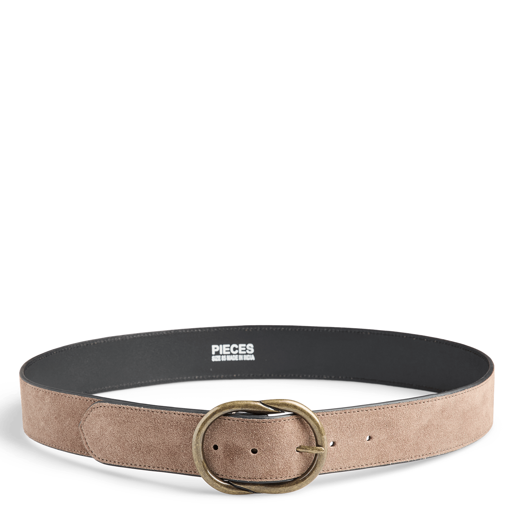 Ceinture en cuir velours PIECES