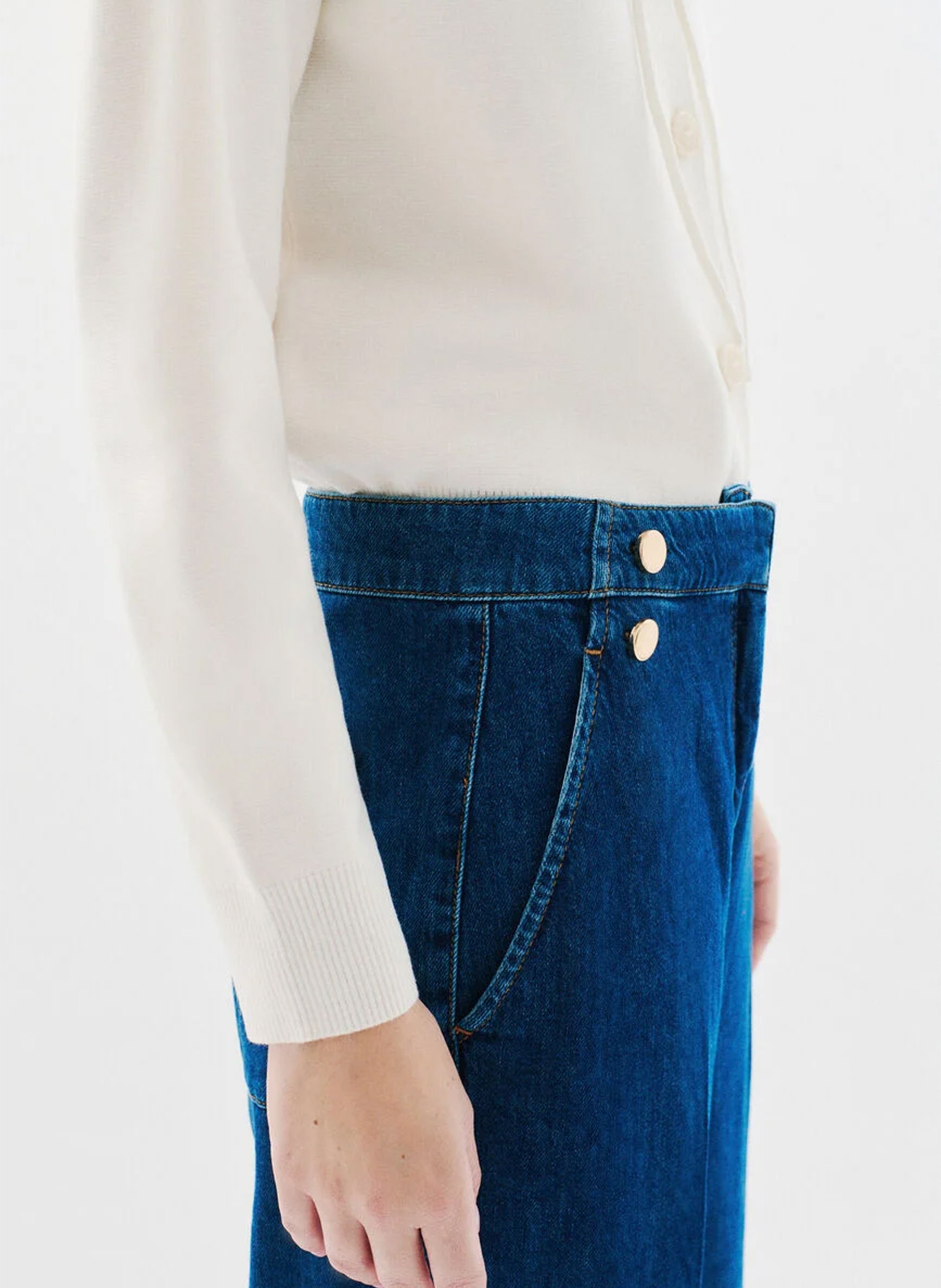 Jean large CAROLL Bleu