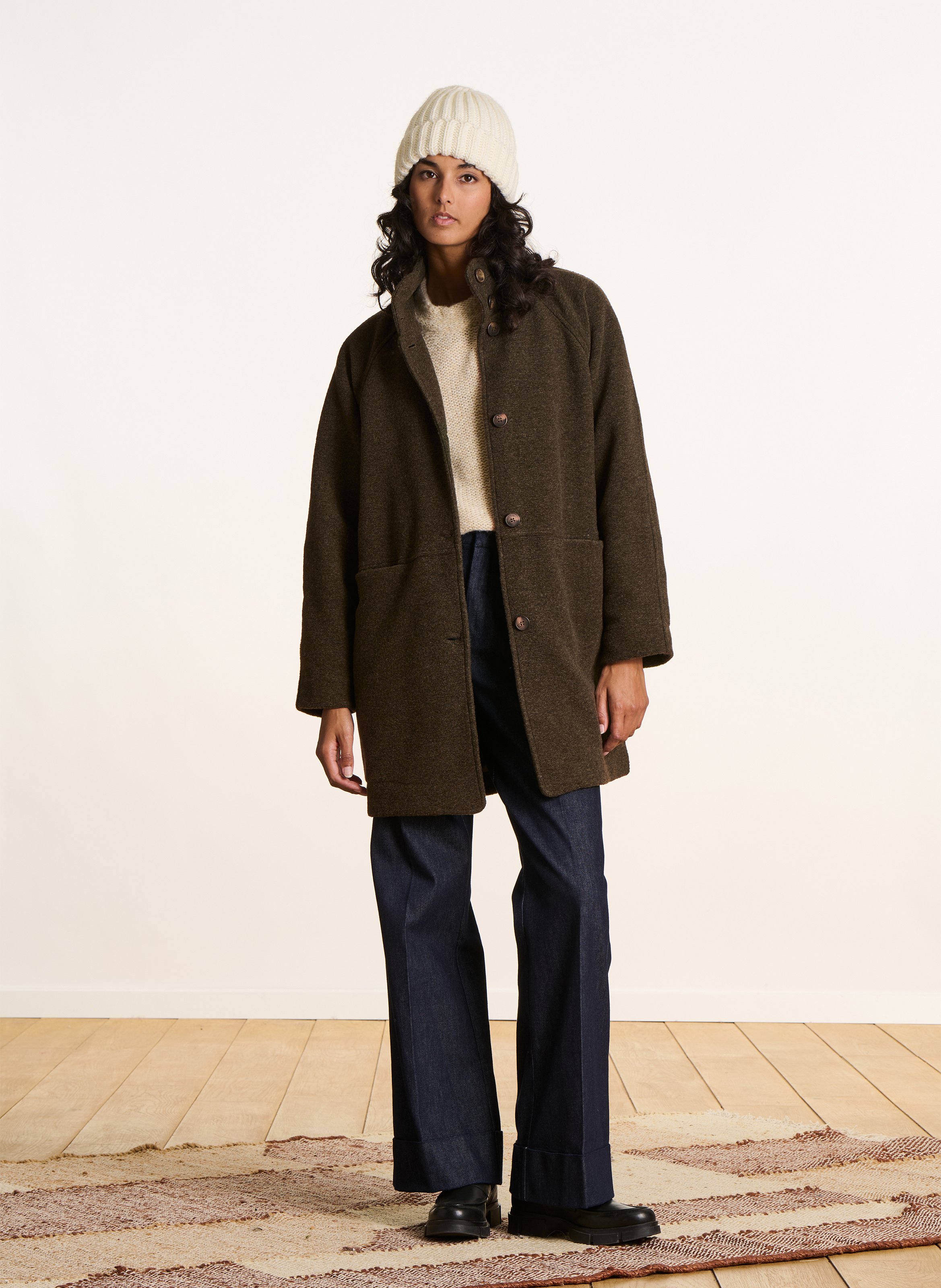 Mantel mit Stehkragen LA FEE MARABOUTEE