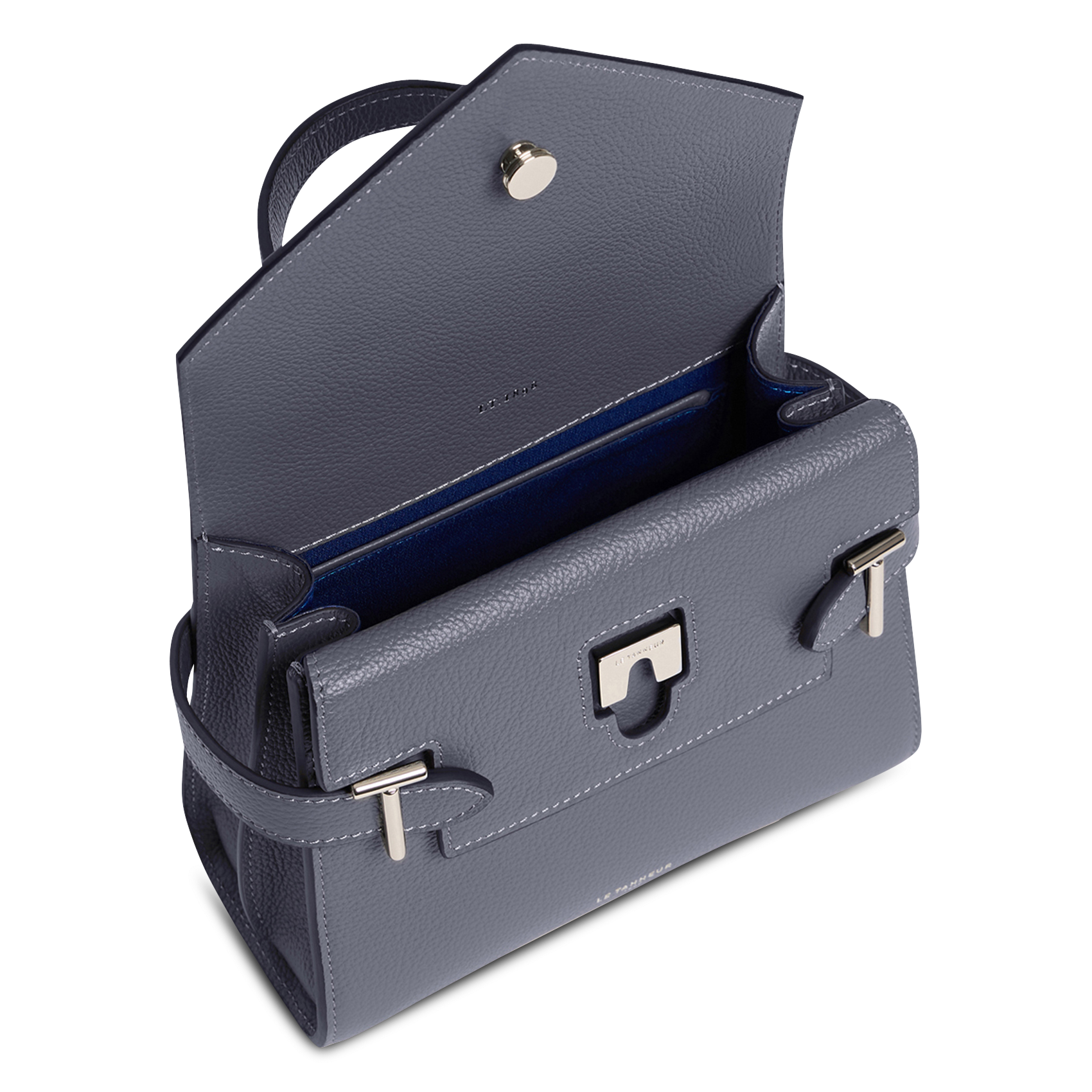Leather handbag | Blue LE TANNEUR Women