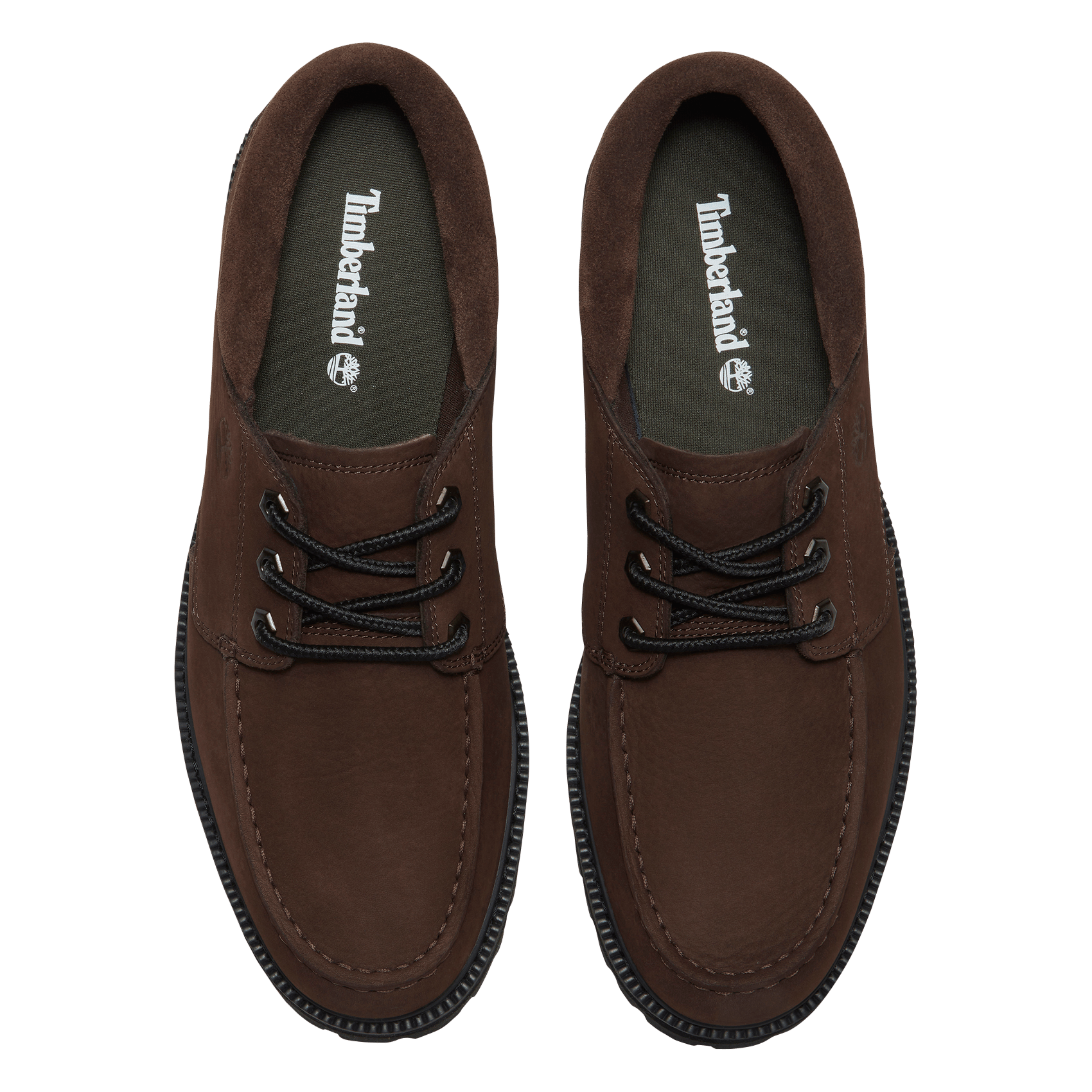 Derbys aus Leder mit Profilsohle TIMBERLAND Braun