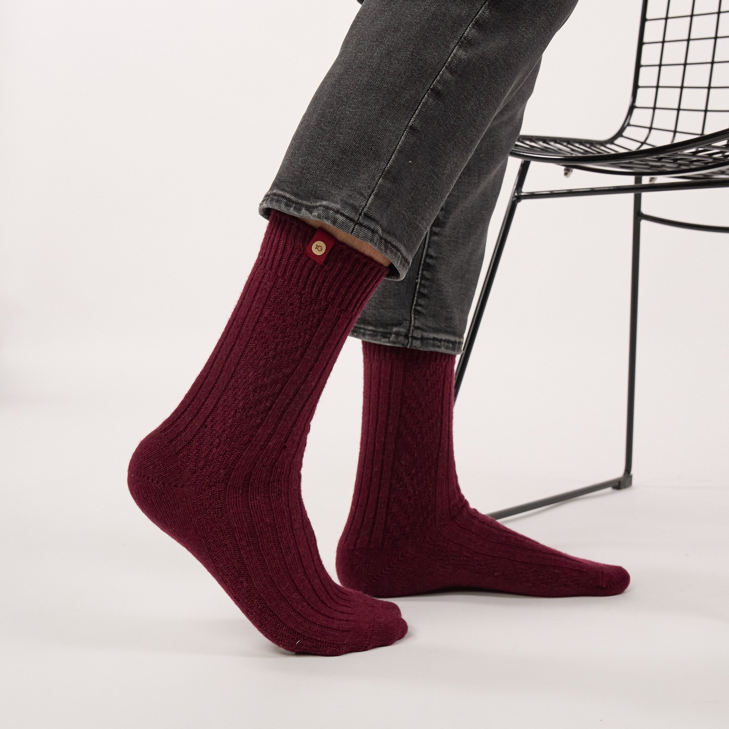 Wool socks | Red BILLYBELT Men