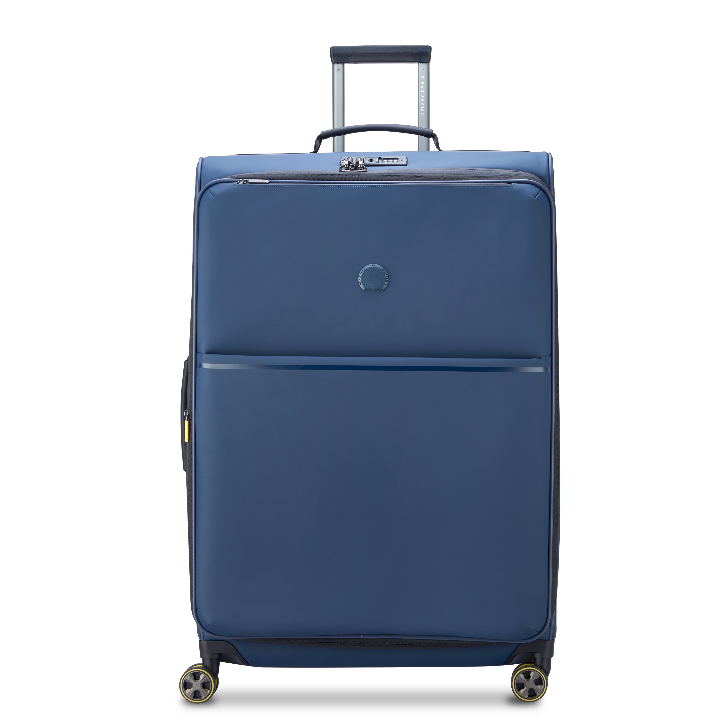 Soft checked luggage - XXL size DELSEY PARIS Blue