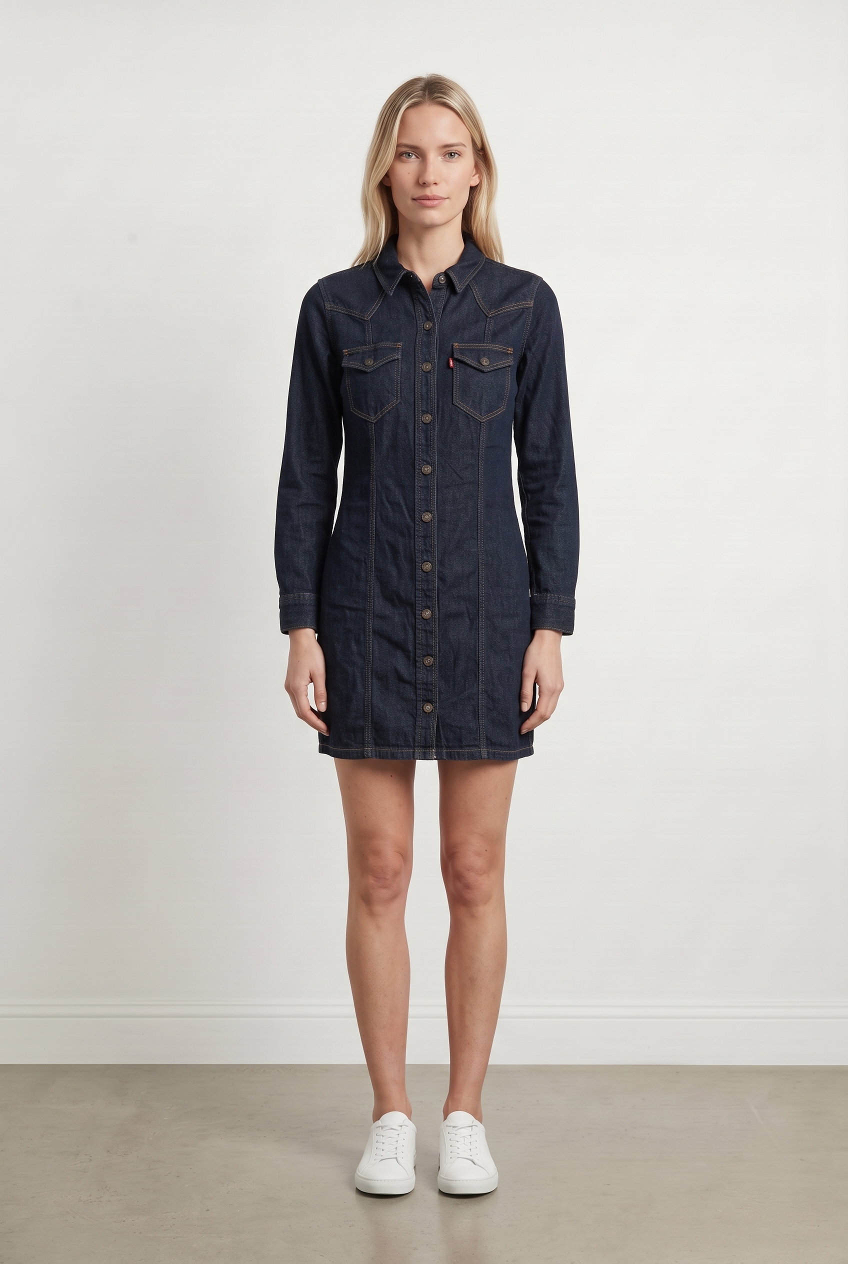 Robe courte & midi LEVI'S - Seconde main Bleu
