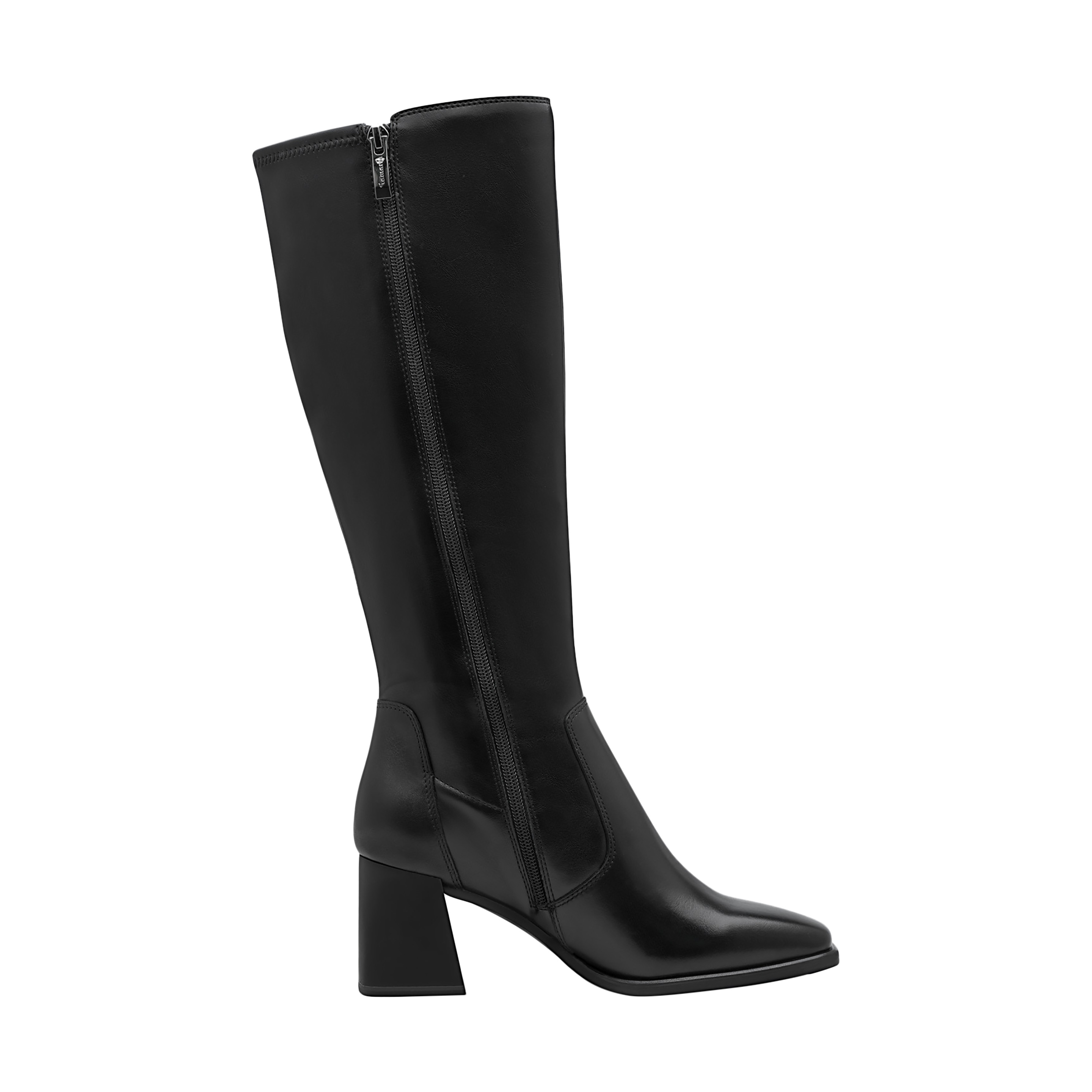 Leather boots TAMARIS Black