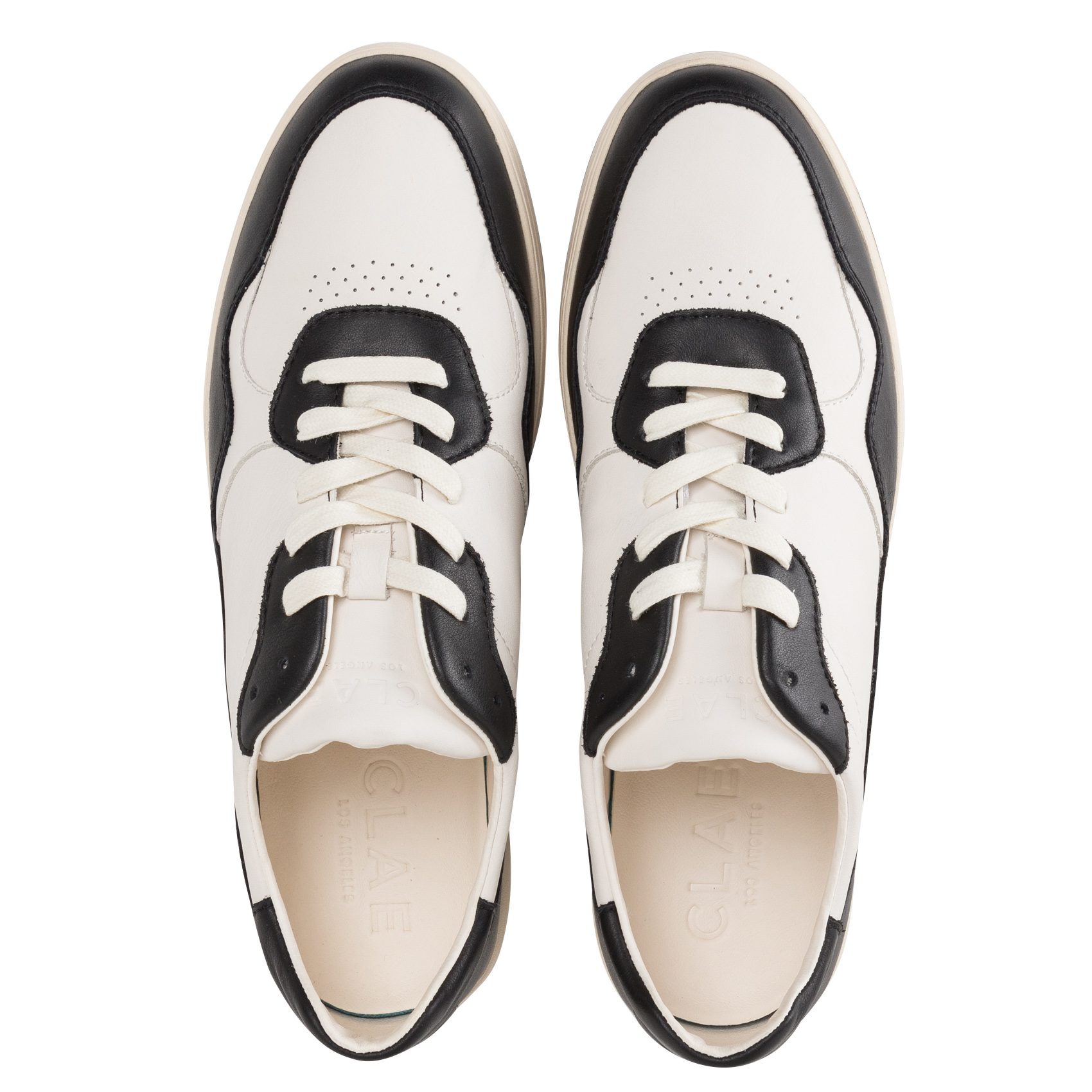Leather low-top sneakers CLAE White