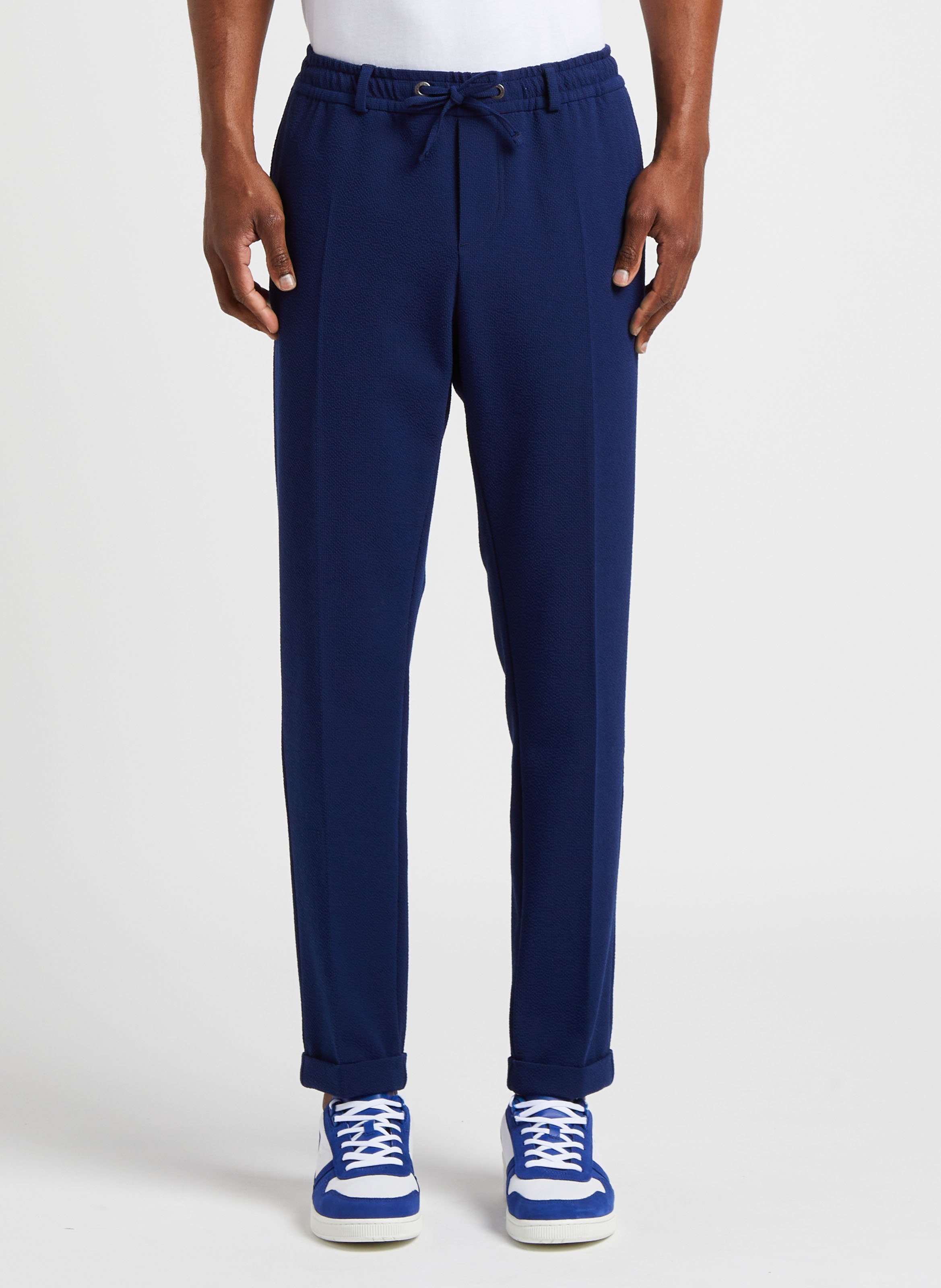 Texturierter Slim-Fit-Jogginganzug IKKS Blau