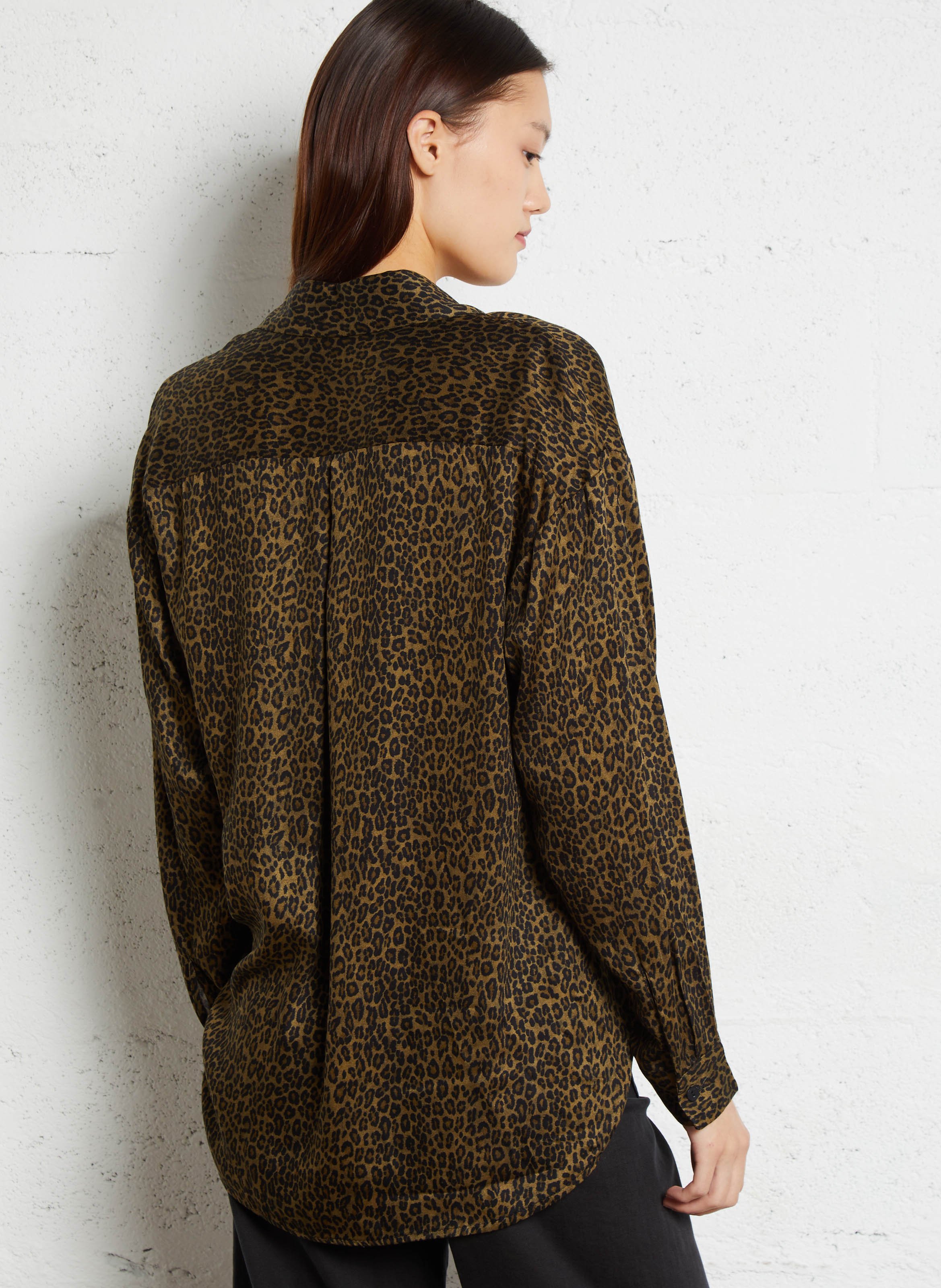 Chemise trapèze imprimée PLEASE Multicolore