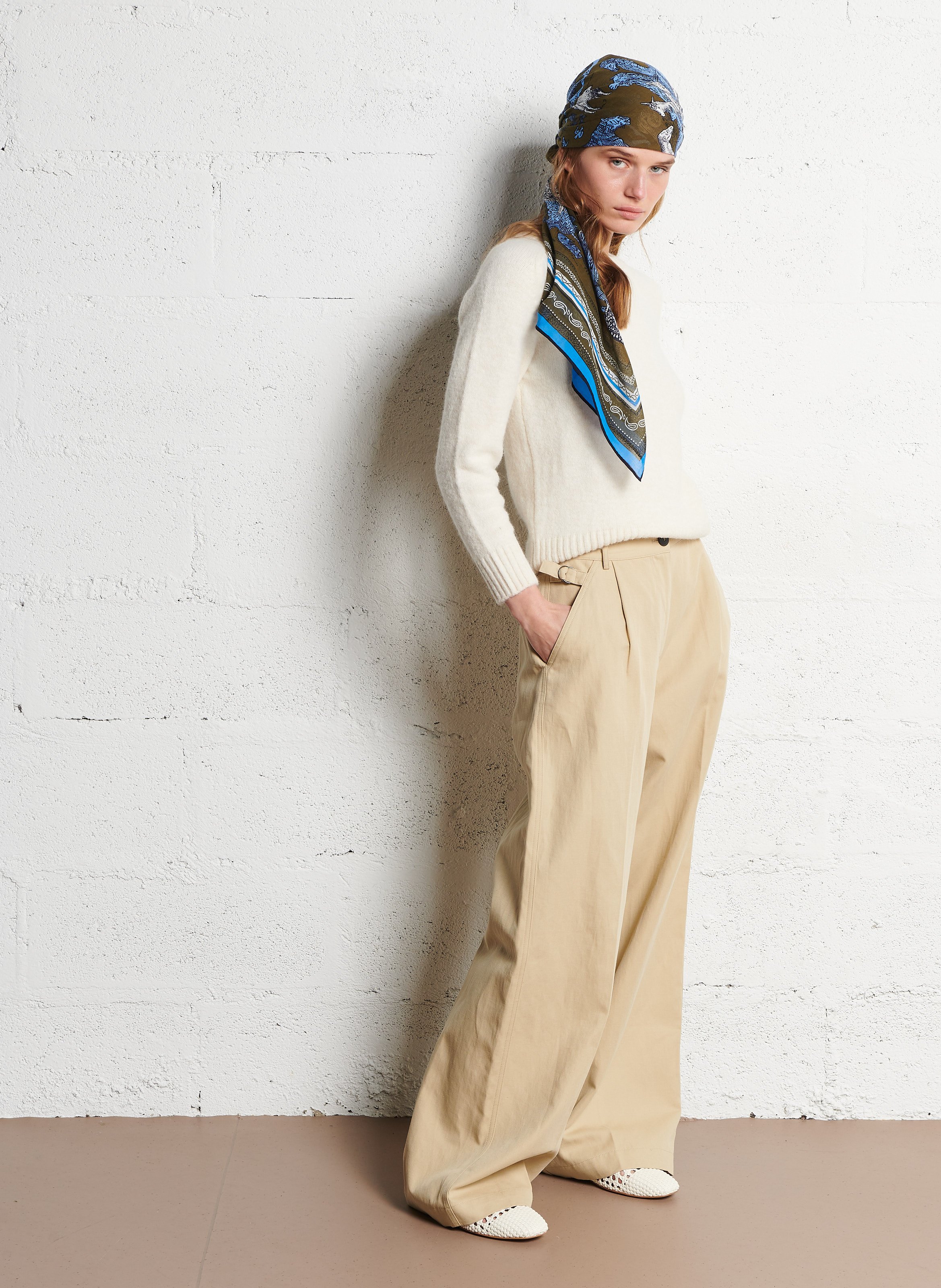 Pull col rond SOEUR Beige