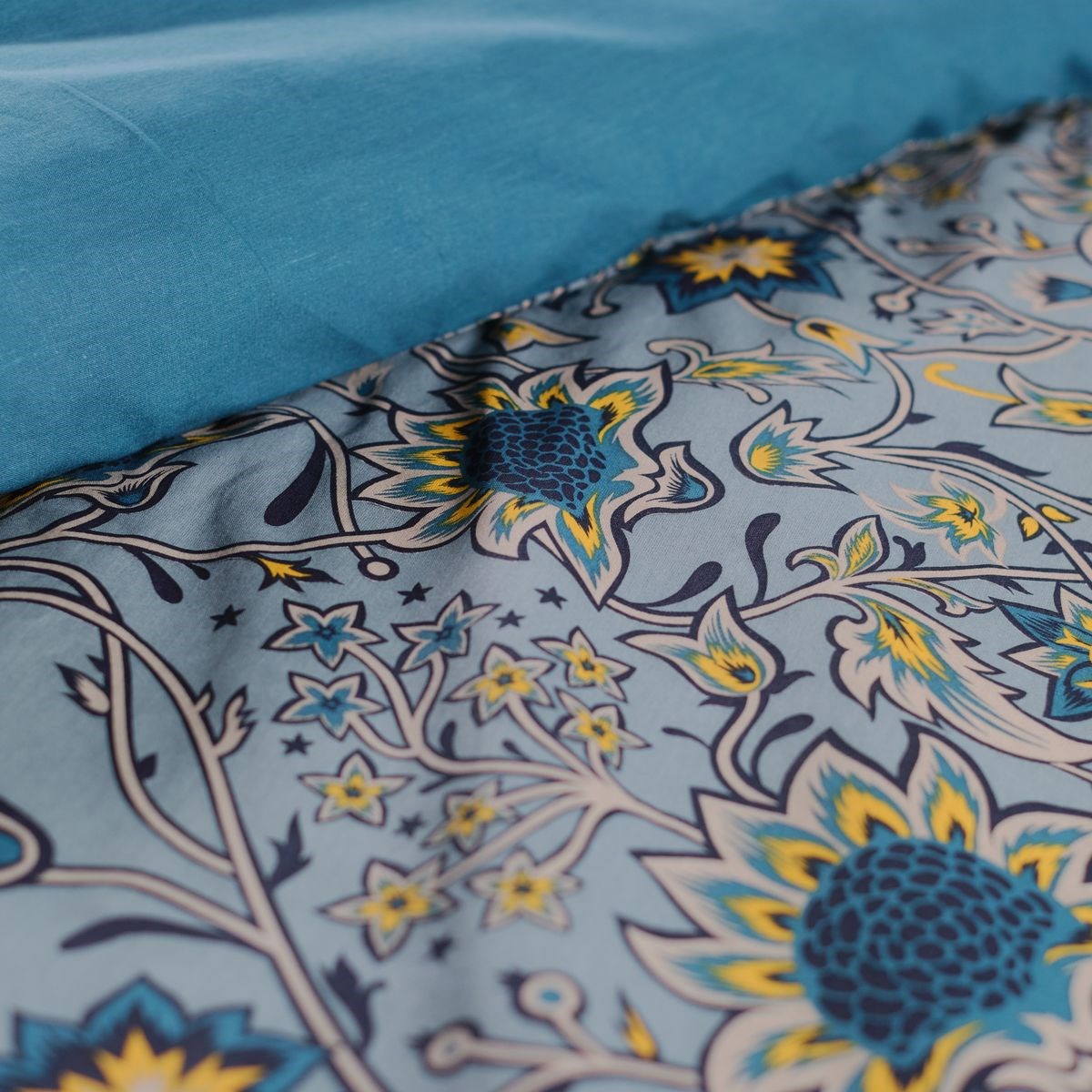 Cotton bedding set TODAY LINGE DE MAISON Blue