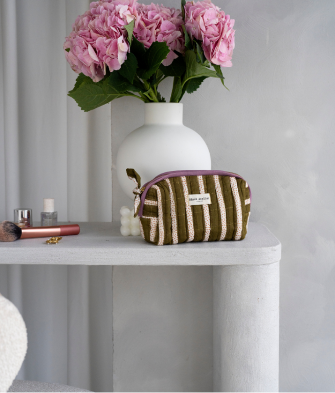 Sponge bag BINDI ATELIER Khaki