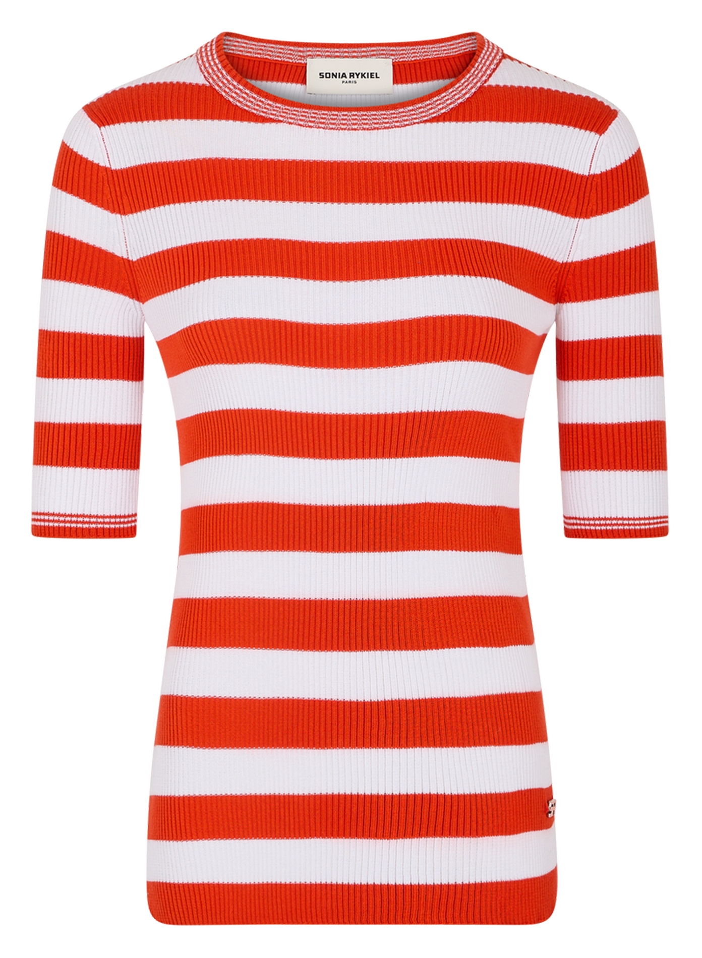 Fitted striped cotton sweater SONIA RYKIEL Multicolored