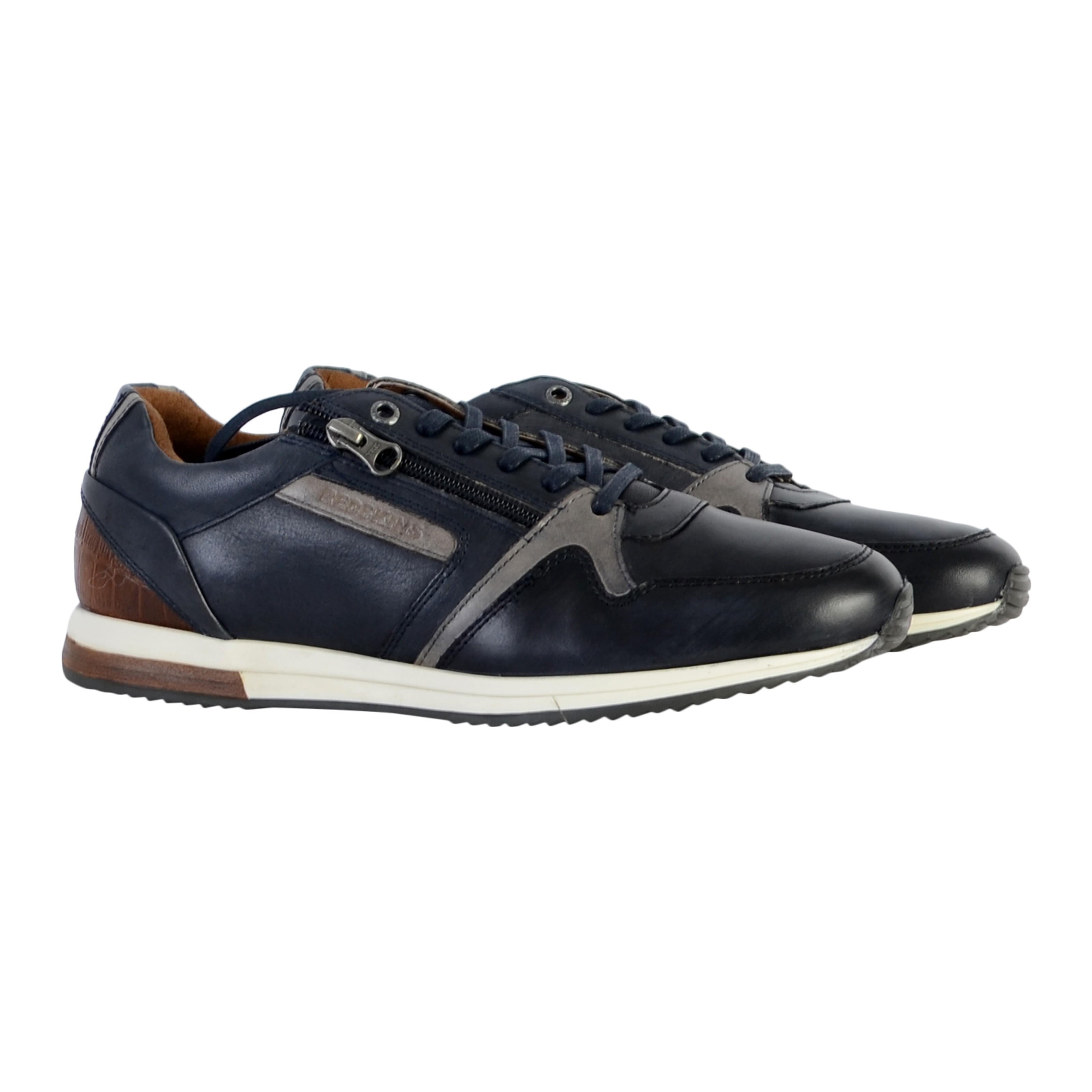 Leather playful basket REDSKINS Blue