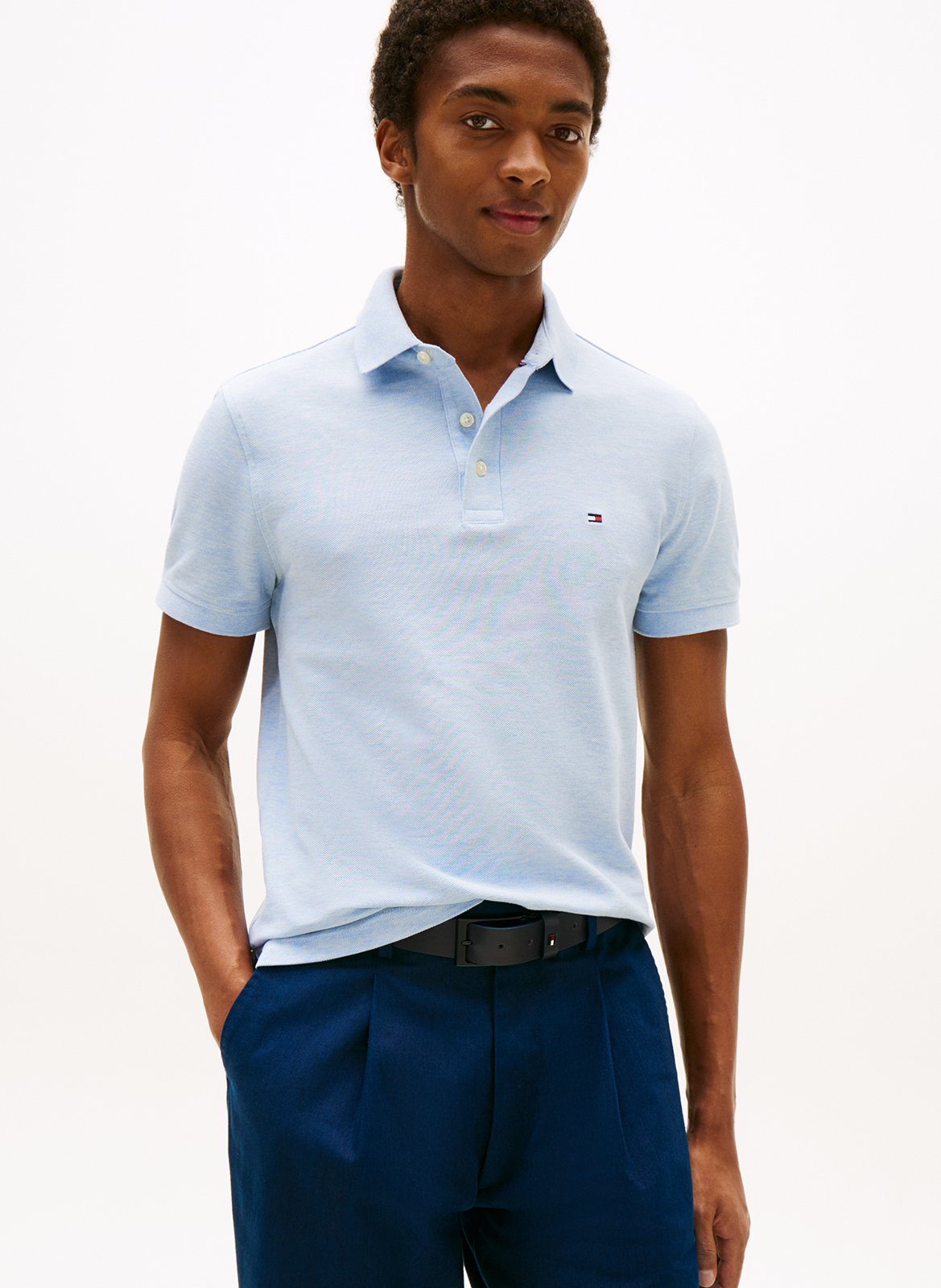 Polo slim-fit en coton bio TOMMY HILFIGER