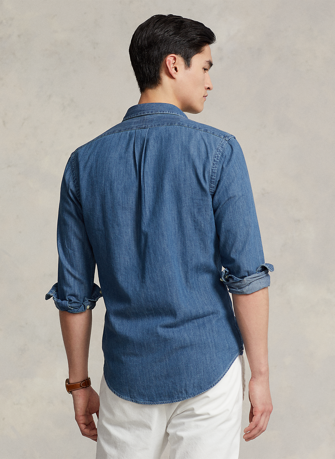 Colonel - Einfarbiges Hemd POLO RALPH LAUREN Blau