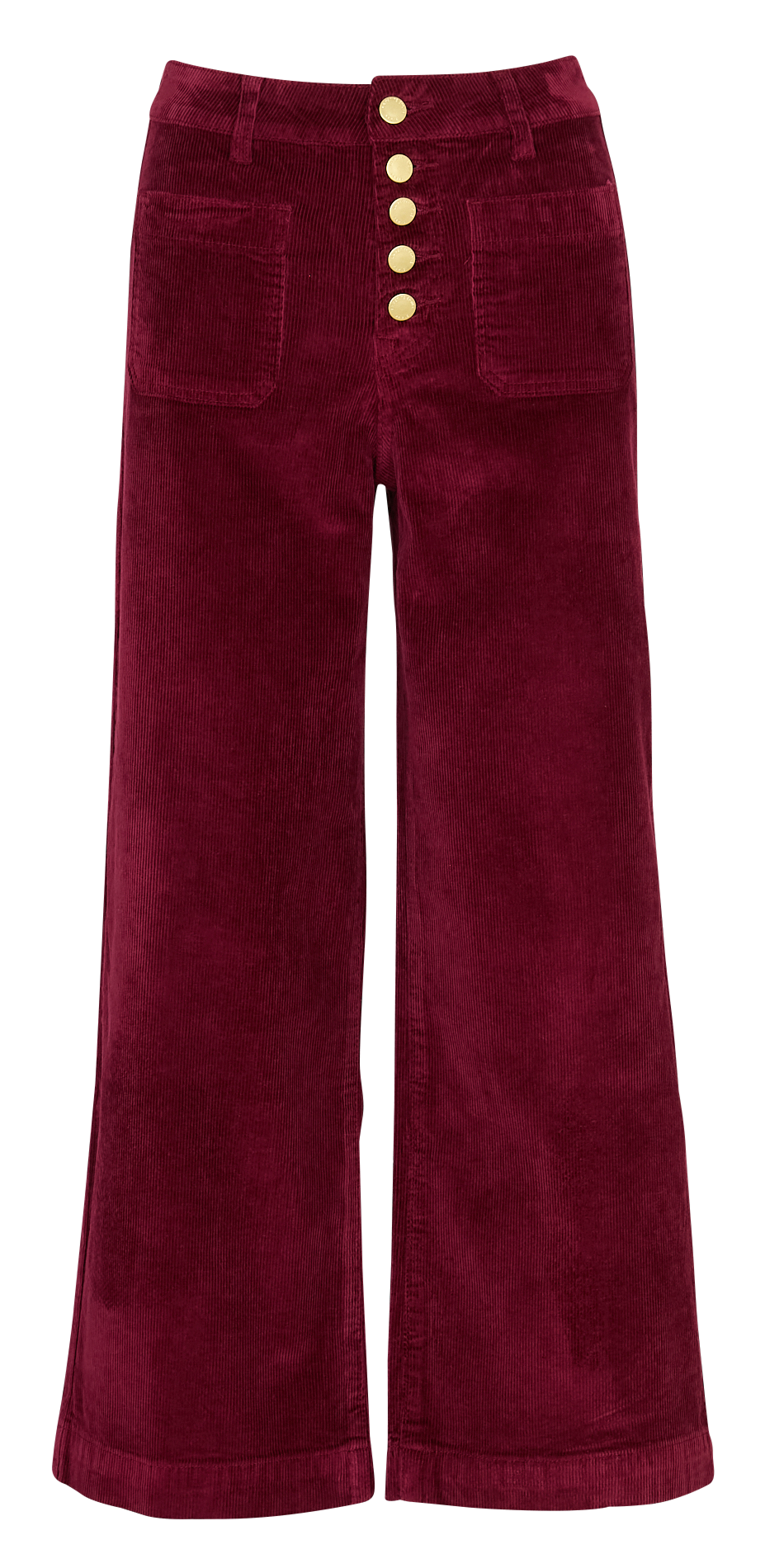 Jean taille haute évasée LA PETITE ETOILE Rouge