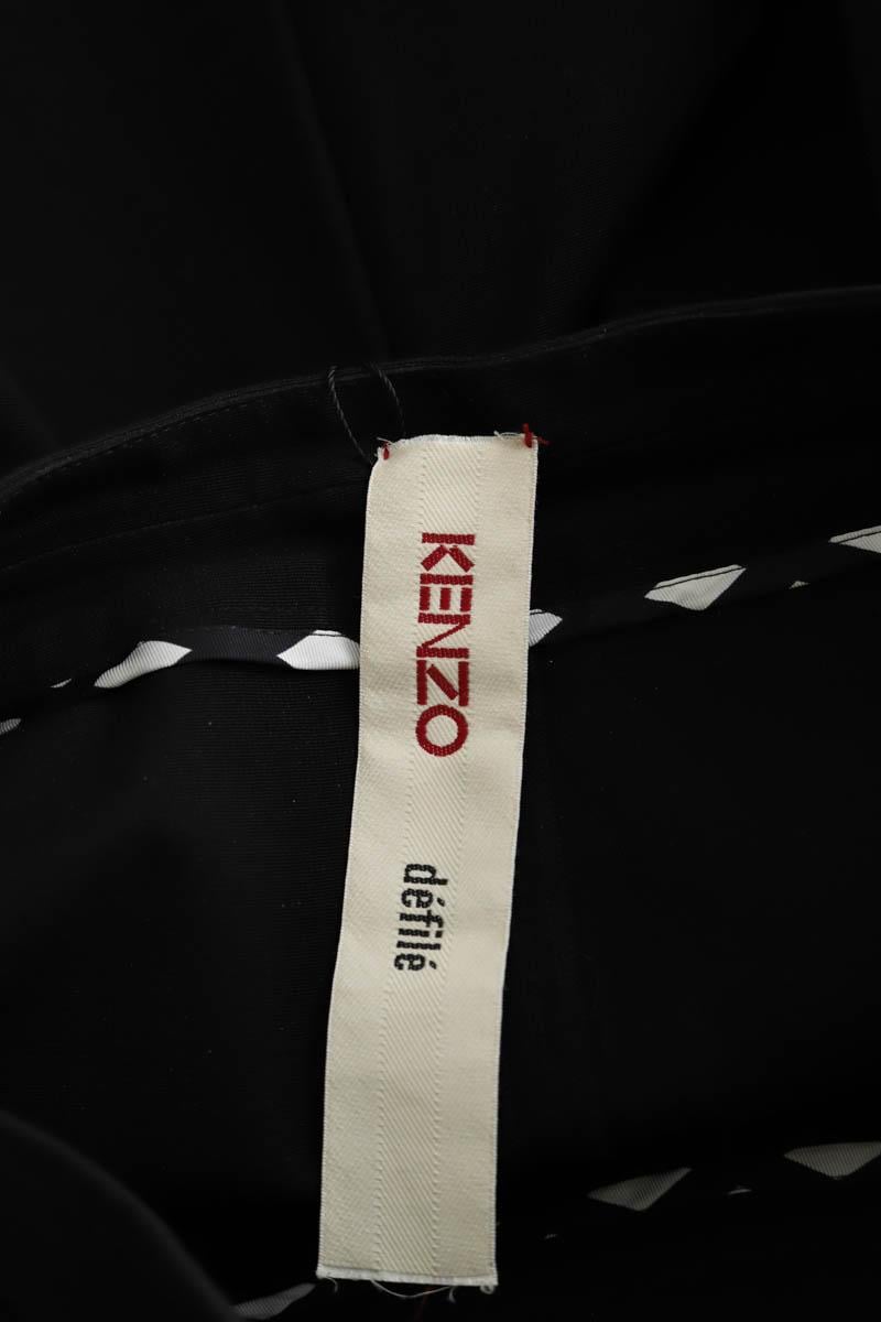 Cotton mini skirt KENZO - SECONDE MAIN Black