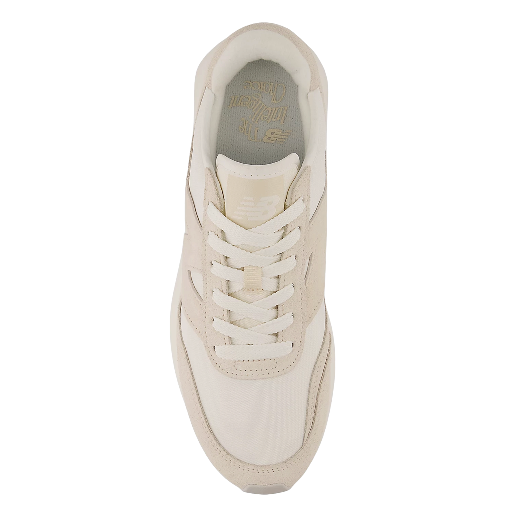 Low-top leather mix sneakers NEW BALANCE White