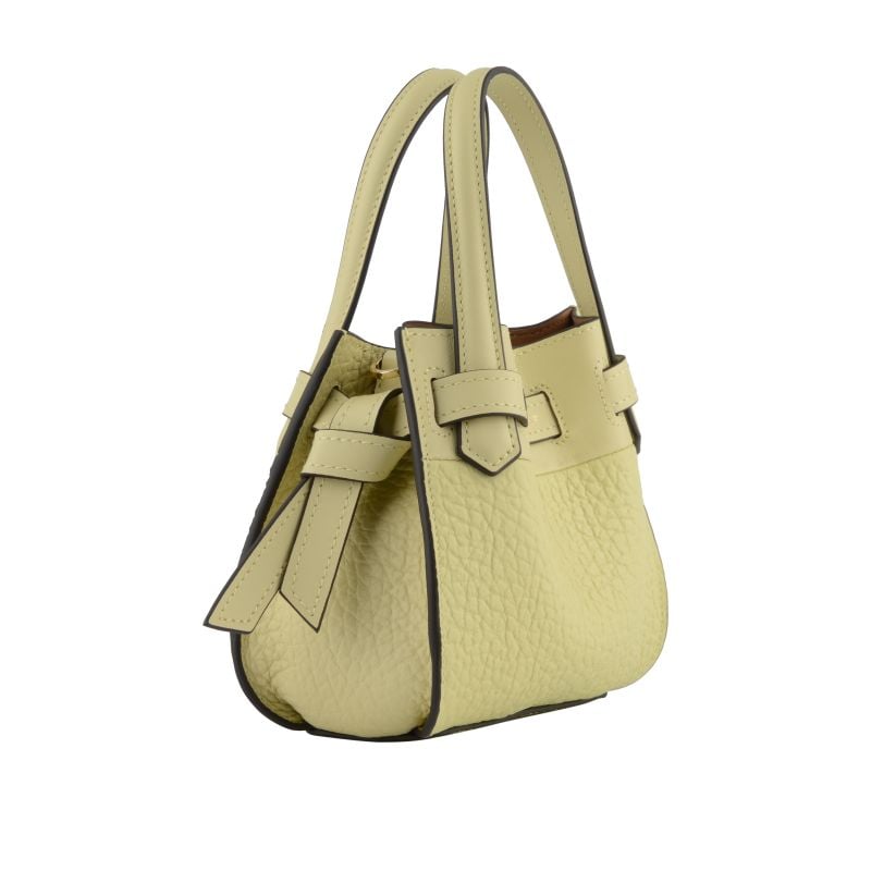 Handbag - cowhide leather POURCHET Brown