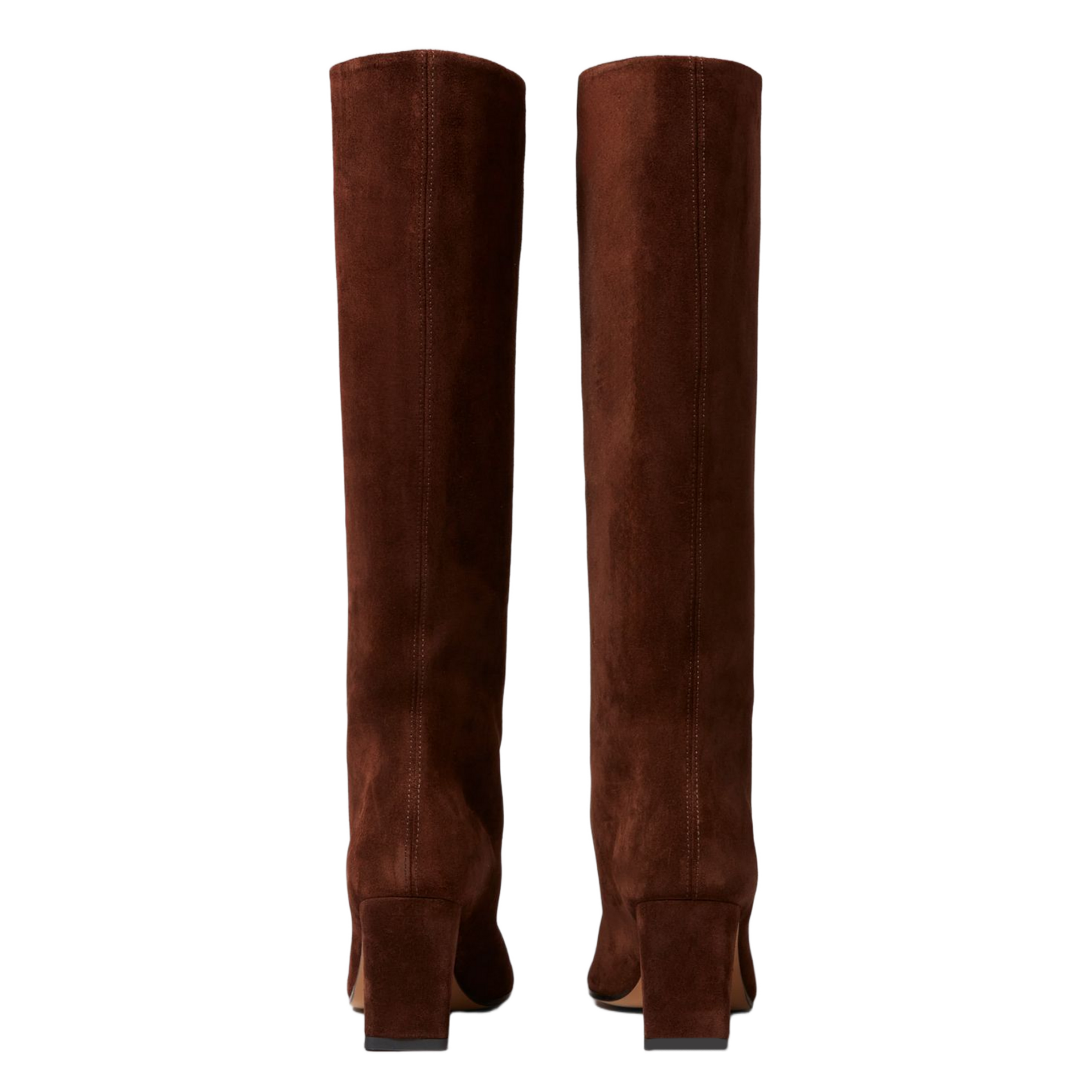 Bottes en cuir velours CLAUDIE PIERLOT Marron