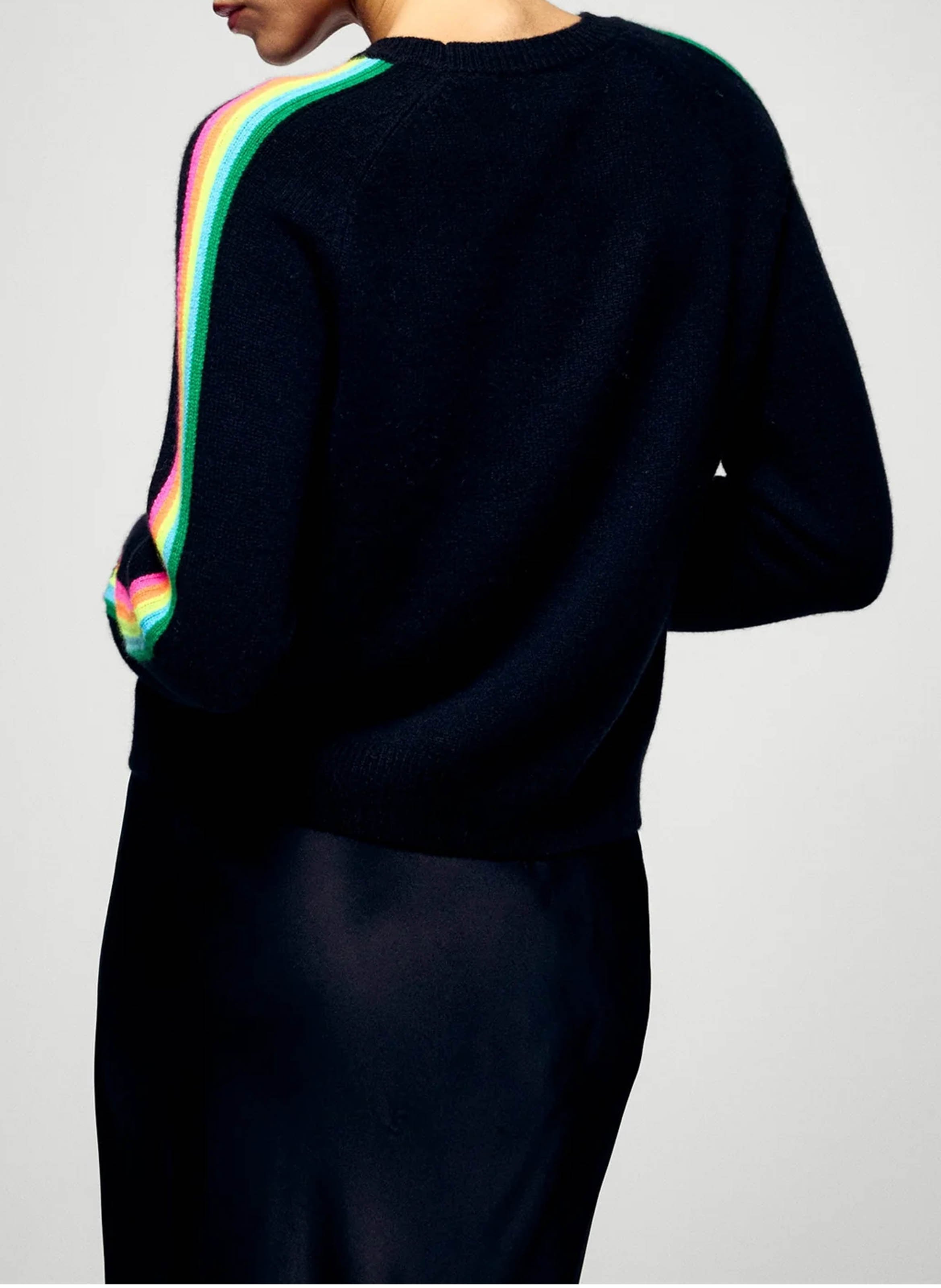 Oversized round neck cashmere sweater FROM FUTURE Black