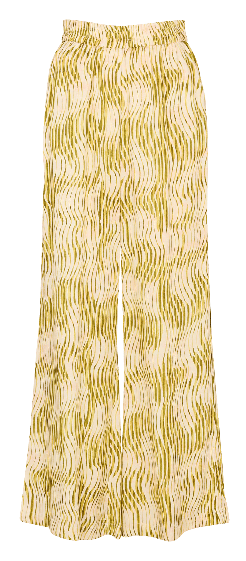 Pantalon large imprimé Vert