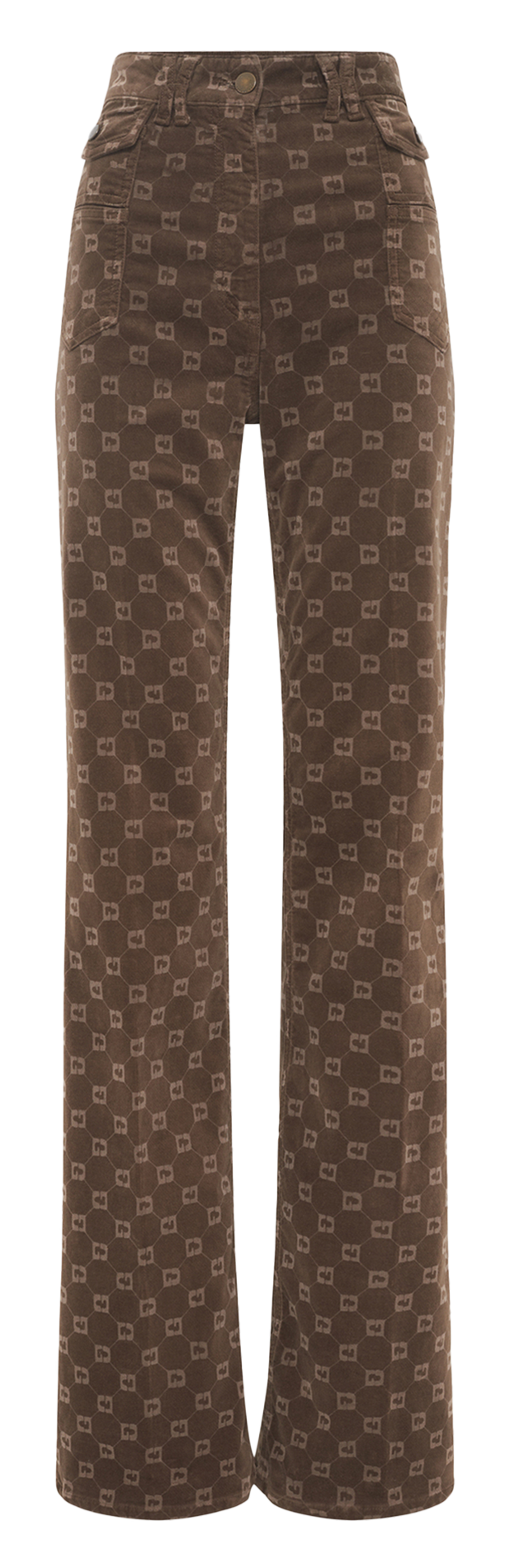 Jean flare en coton mélangé imprimé GERARD DAREL