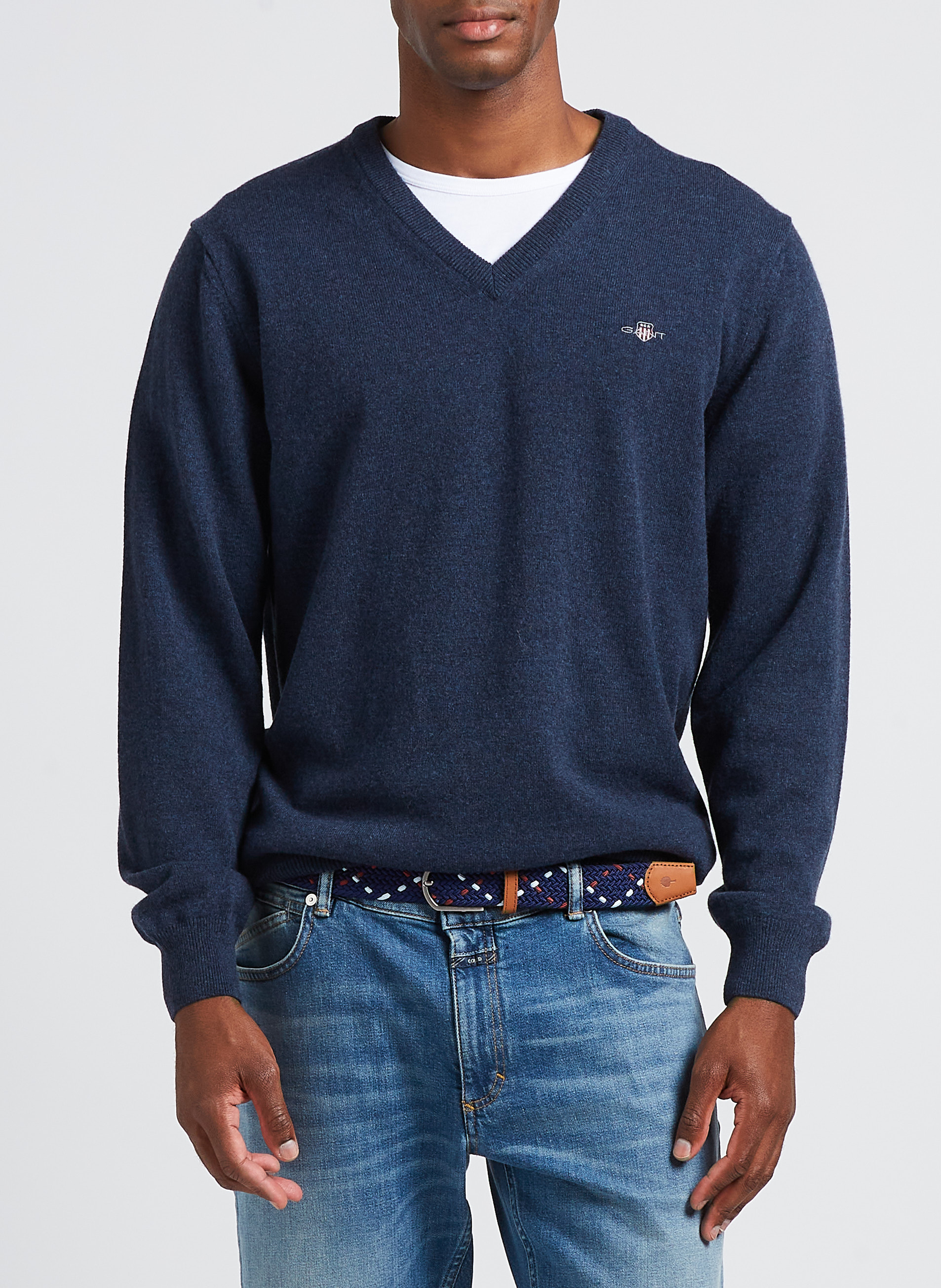 Wollpullover mit V-Ausschnitt GANT