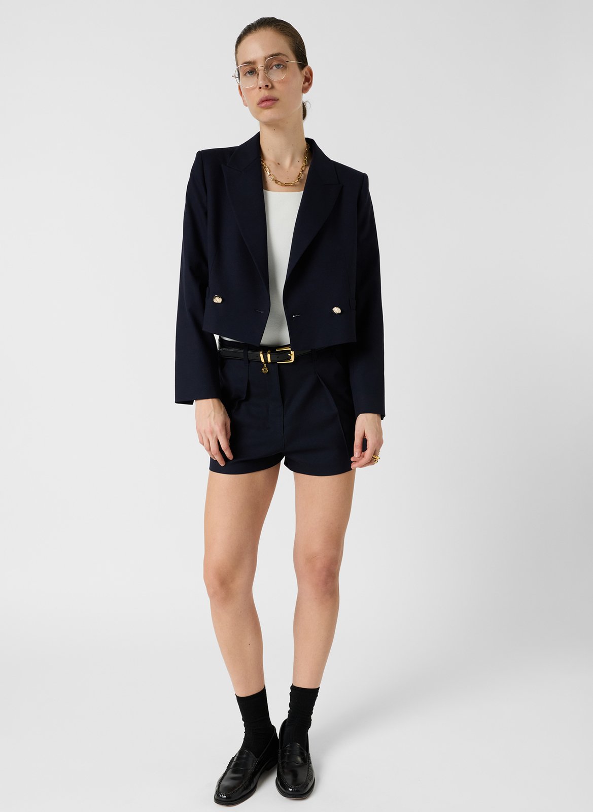 Aansluitende top met ronde hals GERARD DAREL Wit