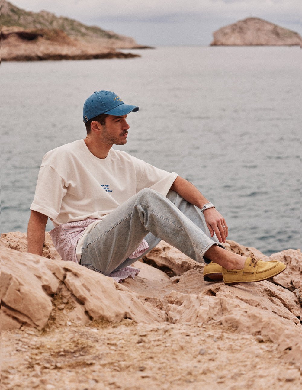 Chaussures bateau ODAJE Beige