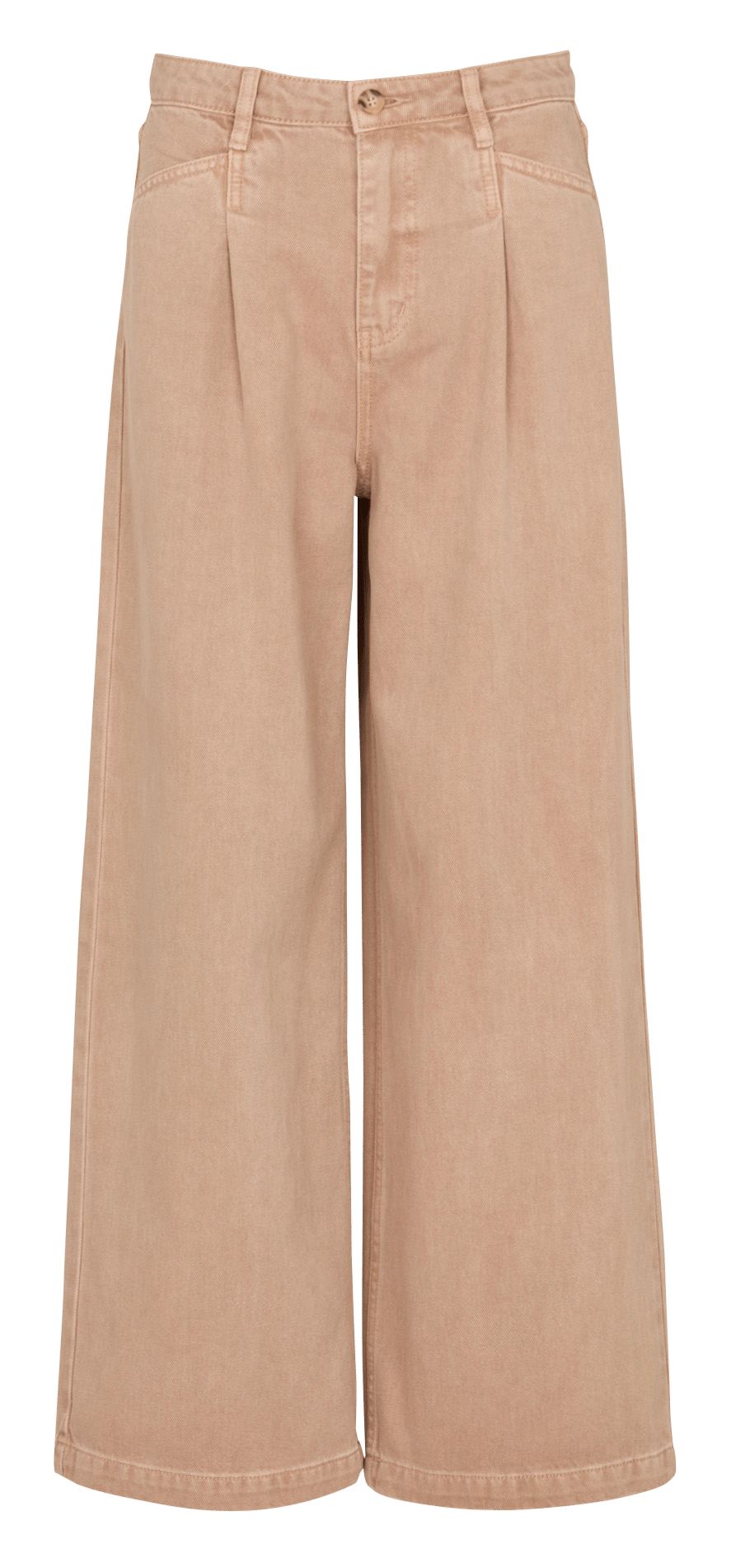 Cotton-blend wide-leg jeans KOOKAI Brown