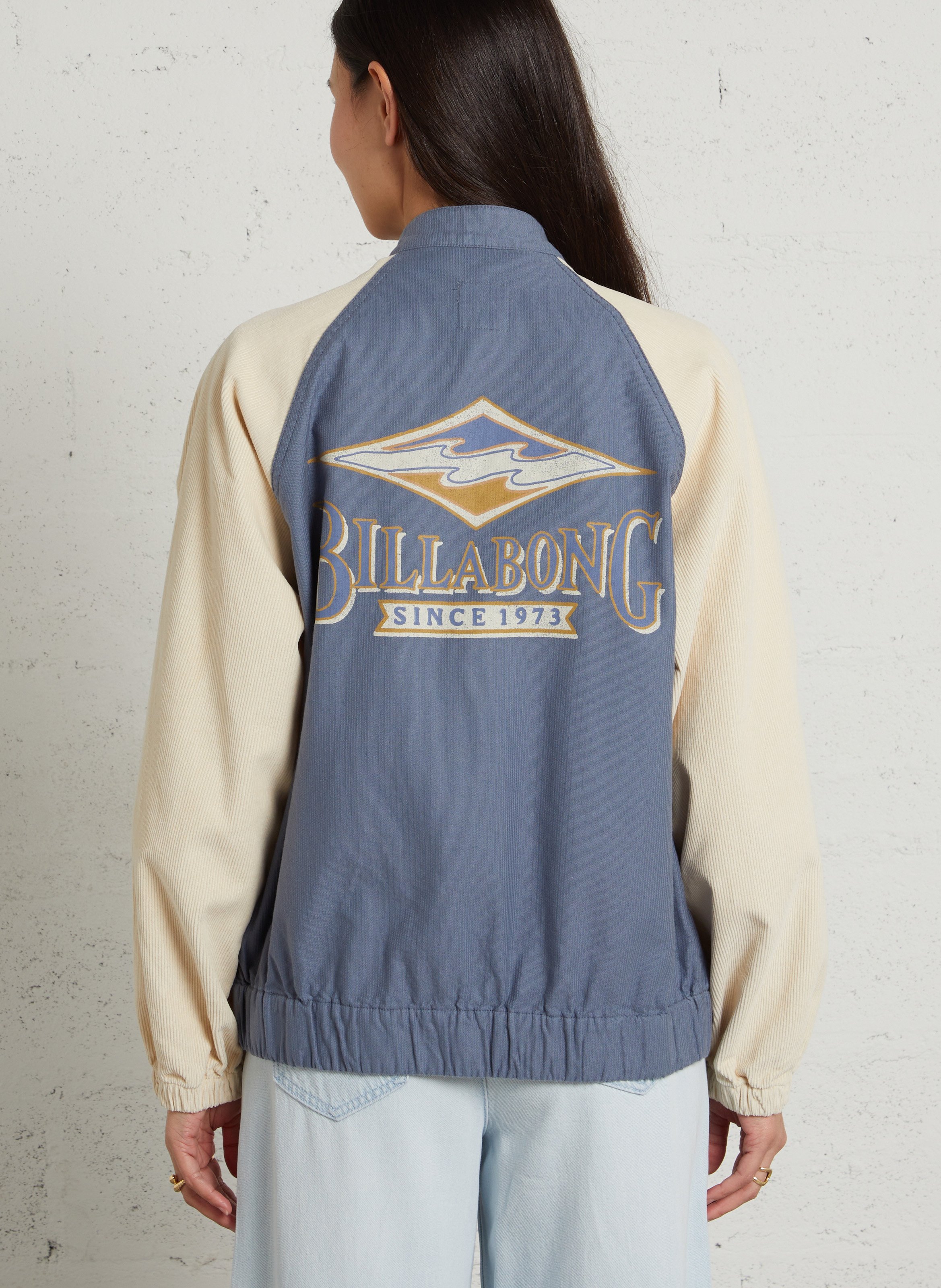 Cotton jacket with classic collar BILLABONG Blue