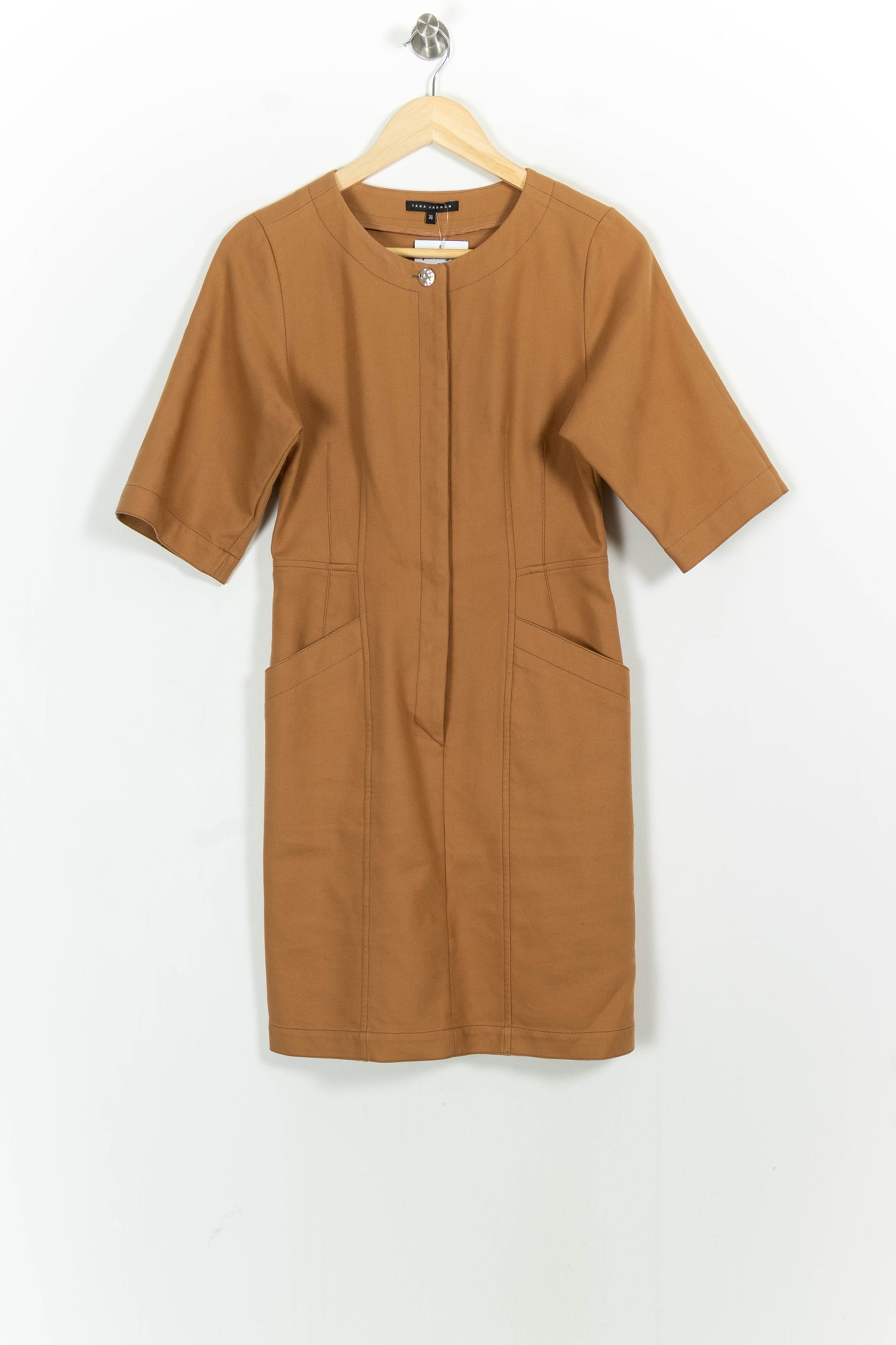 Short & midi dress TARA JARMON - Seconde Main Brown