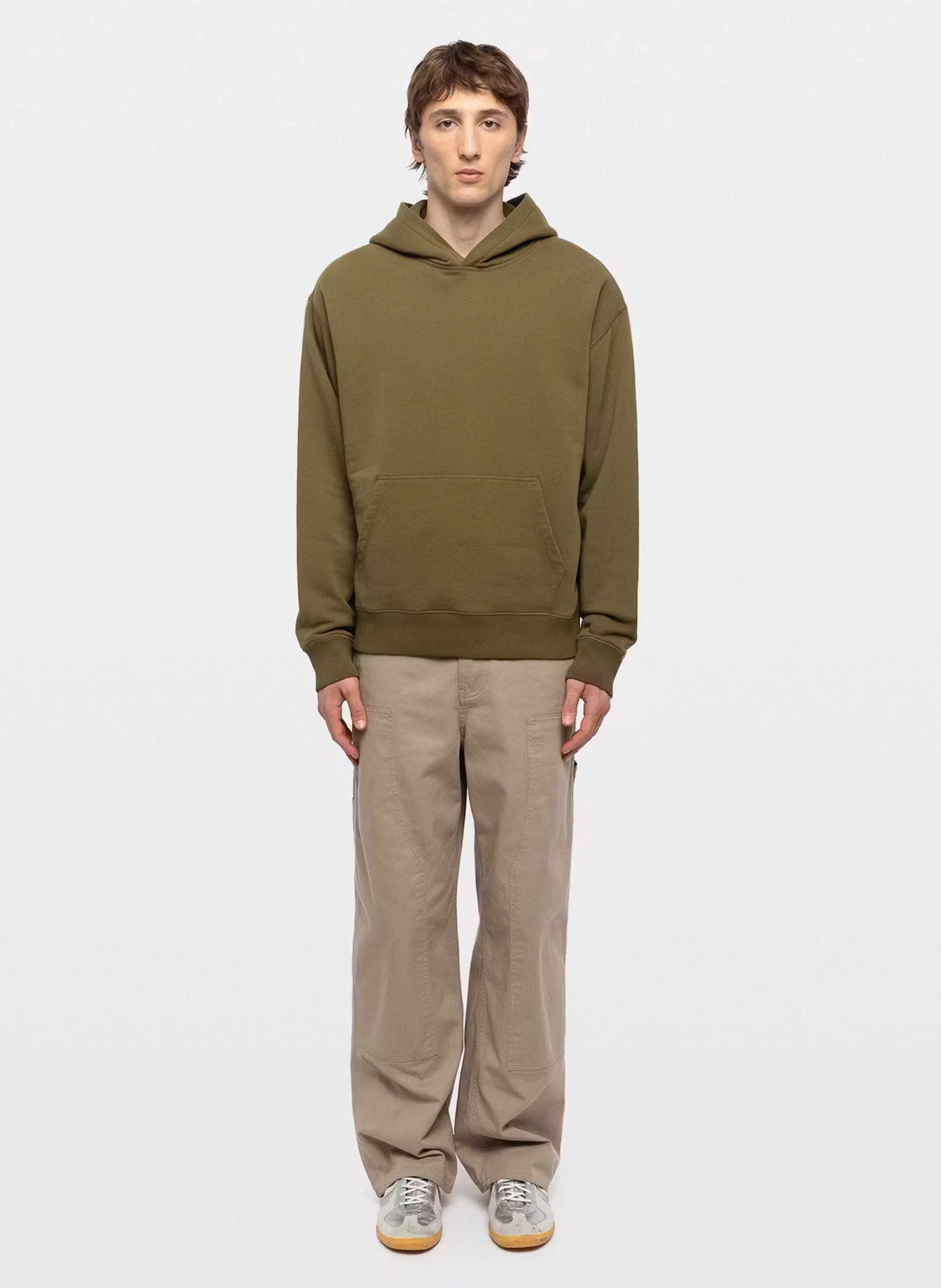 Sweat à capuche droit en coton recyclé ZADIG&VOLTAIRE Vert