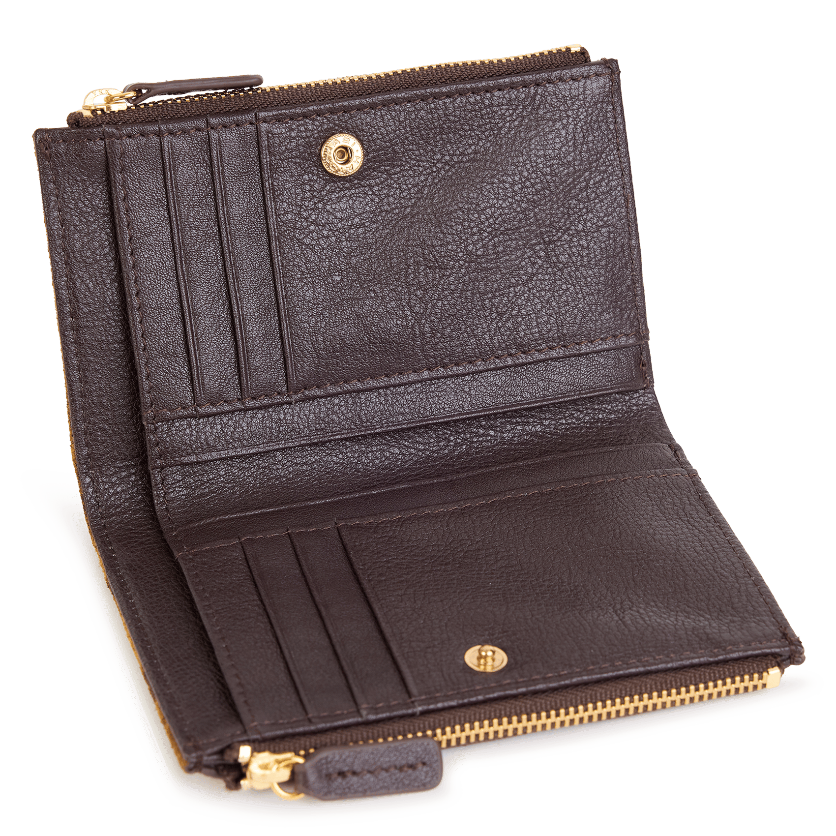 Portefeuille en cuir NAT & NIN Marron