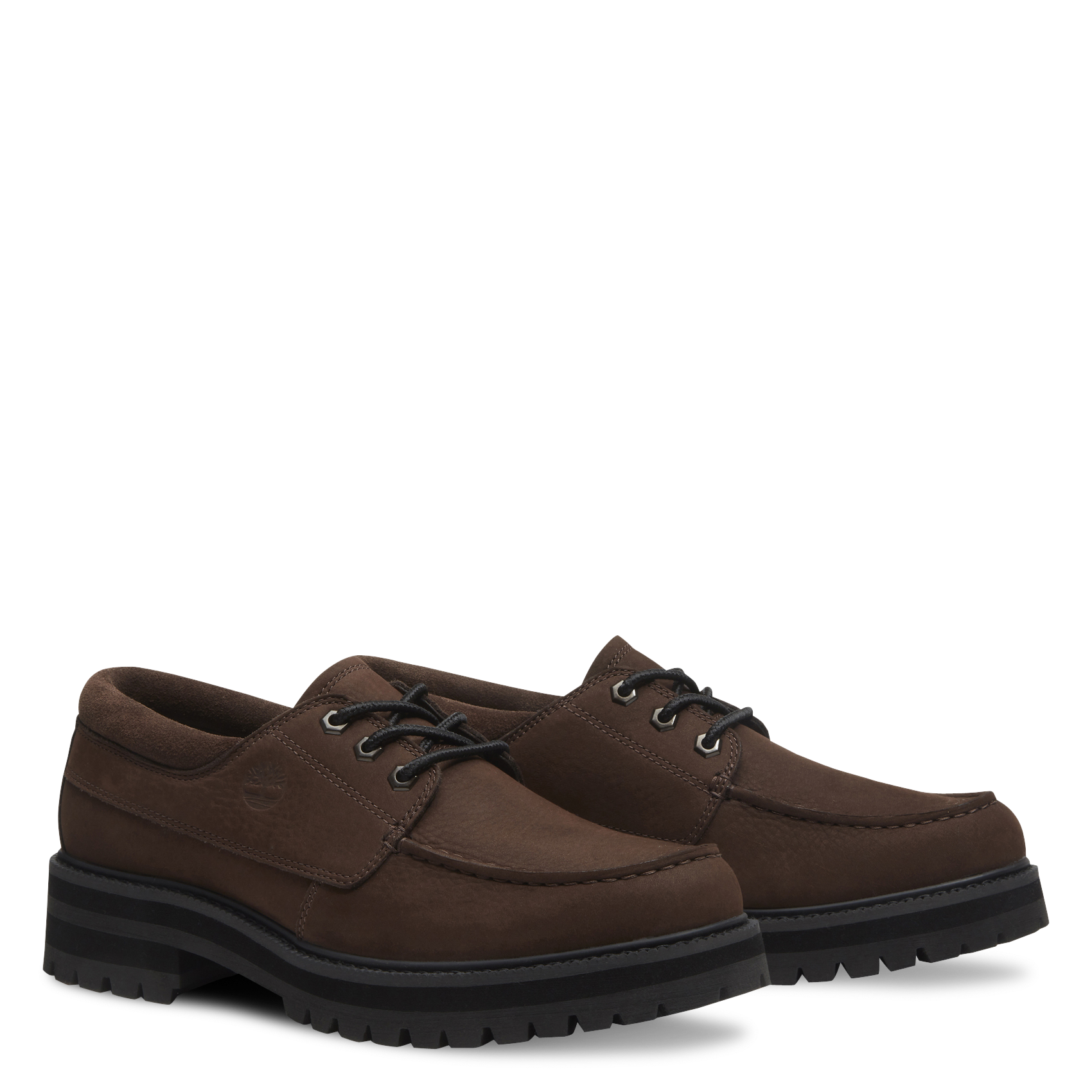 Derbys aus Leder mit Profilsohle TIMBERLAND Braun