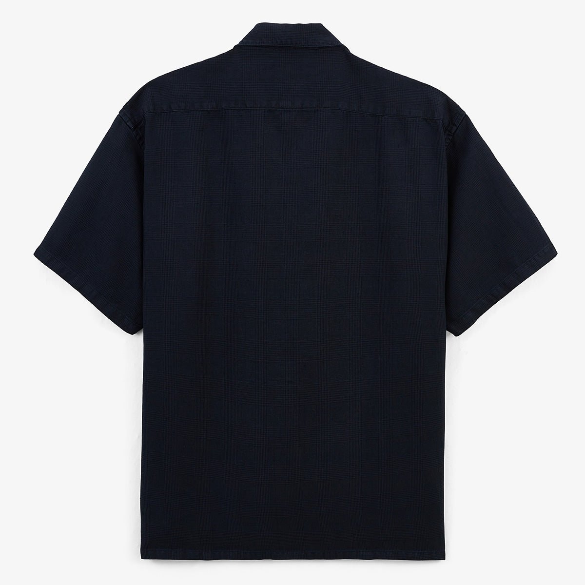 Chemise manches courtes caracas en coton et lin SERGE BLANCO Bleu