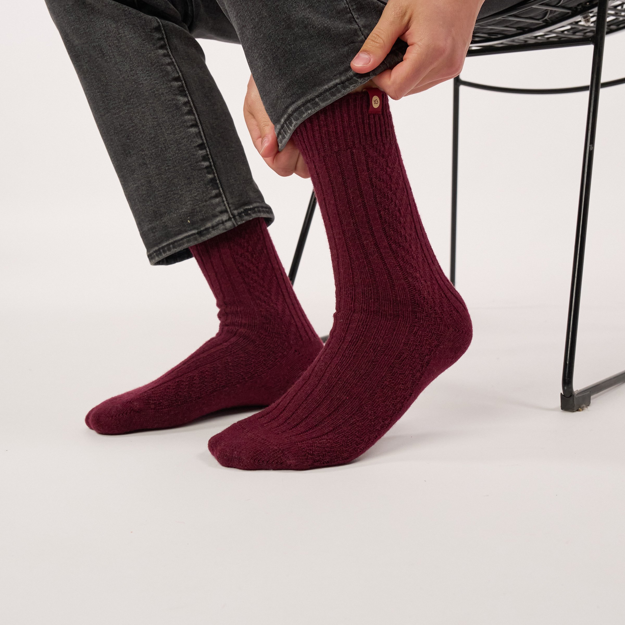 Wool socks | Red BILLYBELT Men