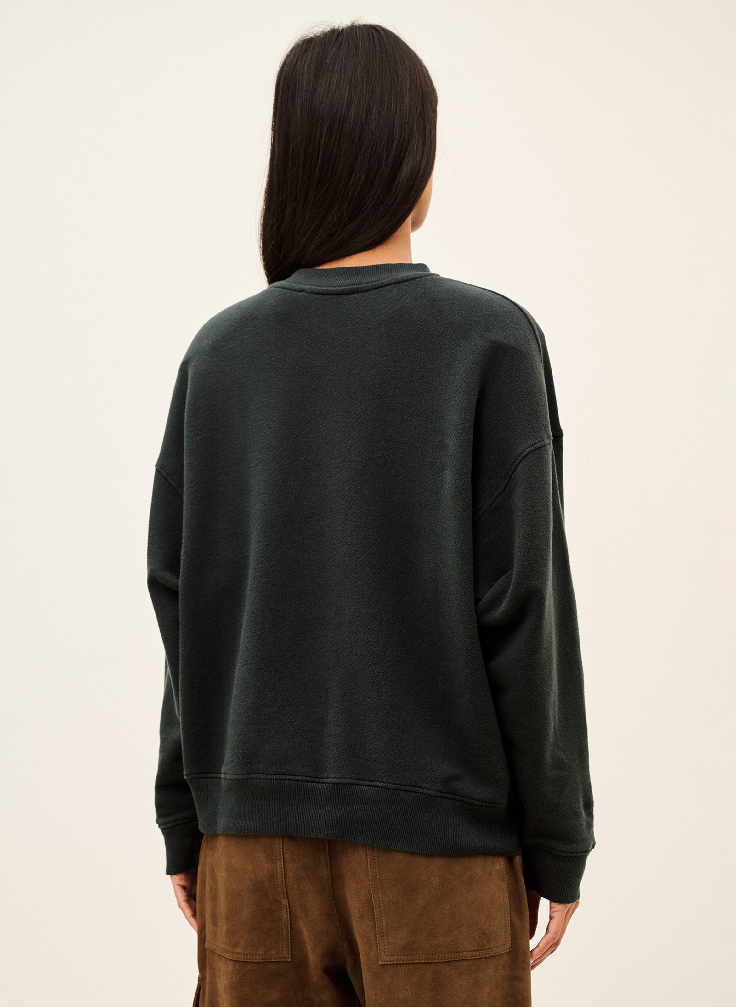 Straight cotton-blend sweater | Blue BA&SH Women