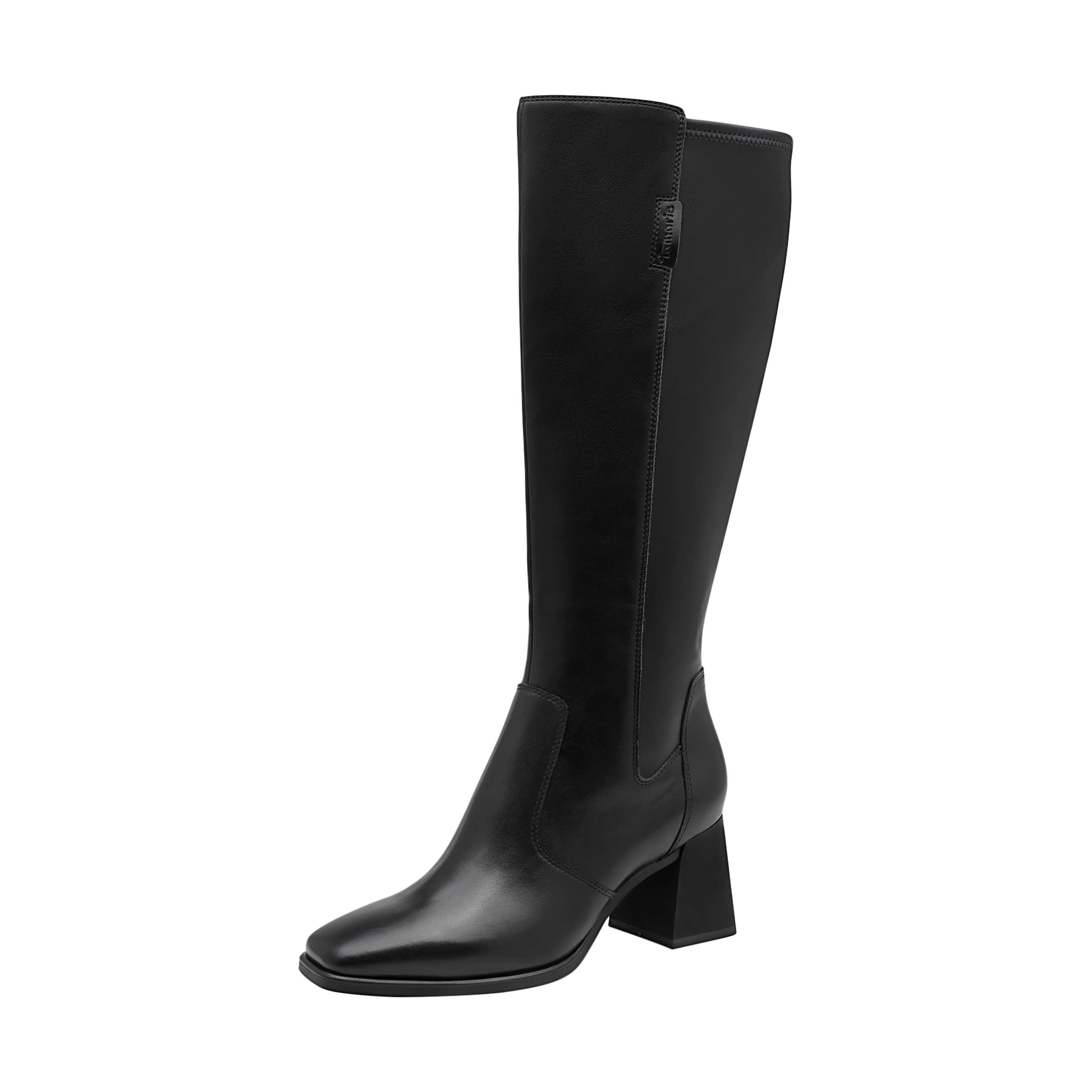 Leather boots TAMARIS Black