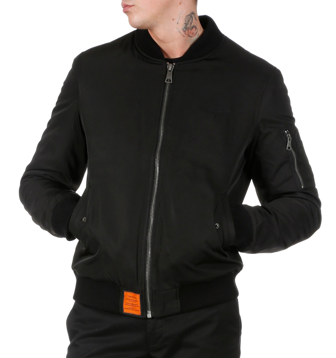 Bomber matelassé zippé BOMBERS ORIGINAL Noir